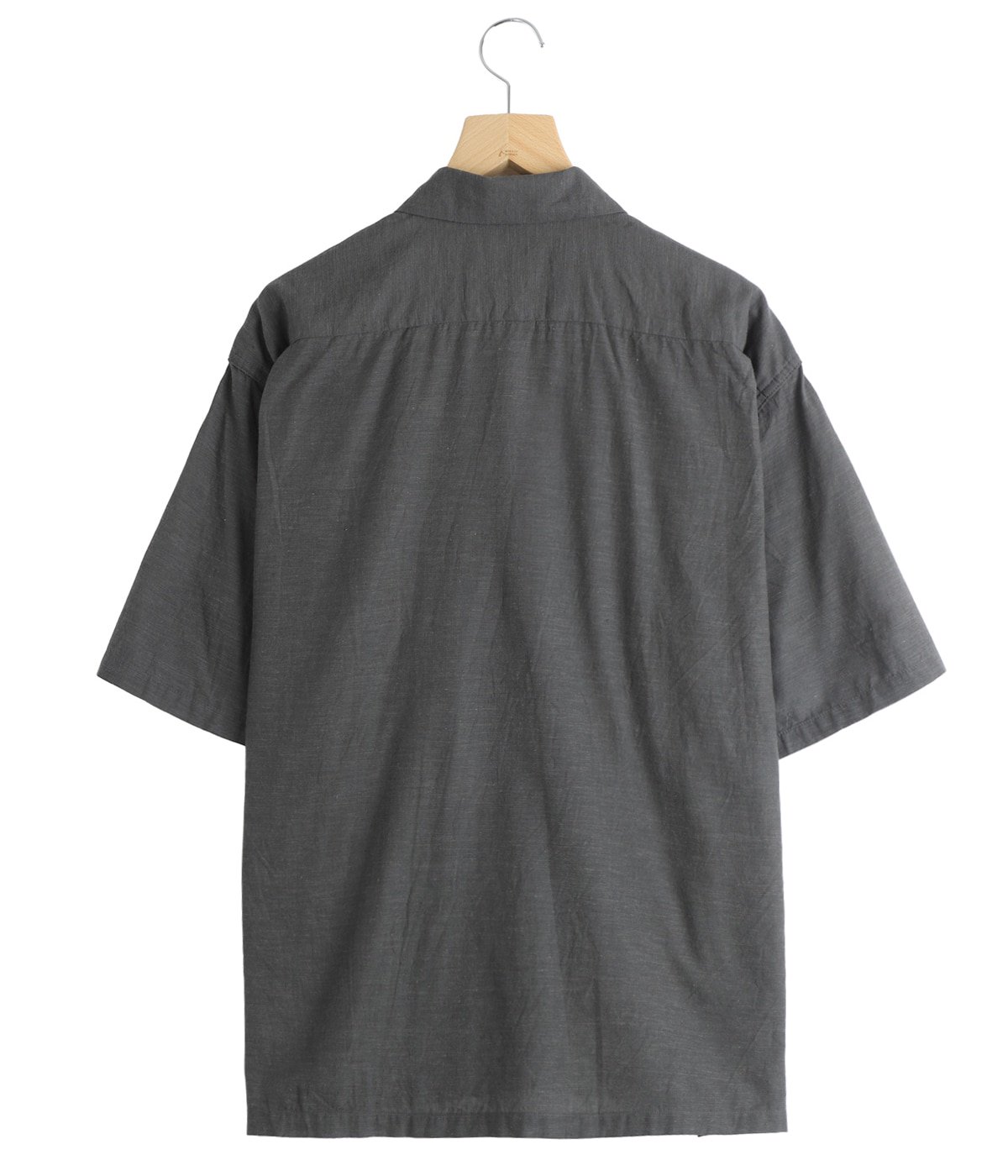 VAT DYE CHAMBRAY ZIP SHIRT | GOLD(ゴールド) / トップス 半袖シャツ