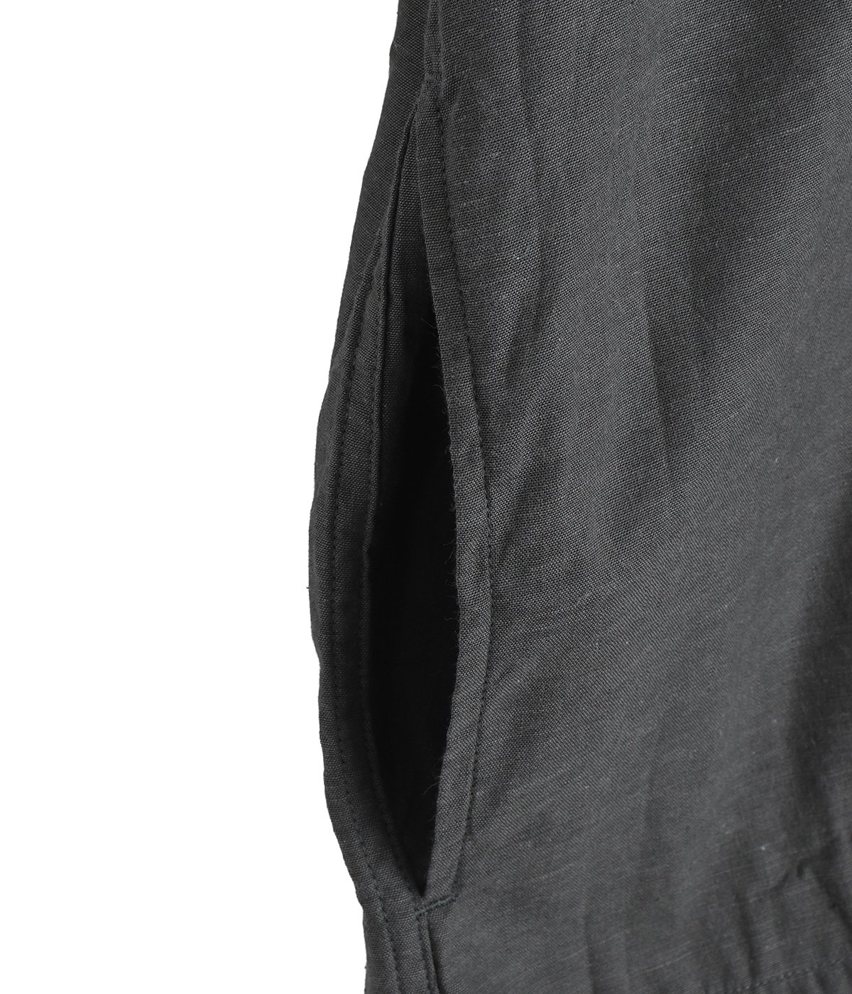 VAT DYE CHAMBRAY ZIP SHIRT | GOLD(ゴールド) / トップス 半袖シャツ