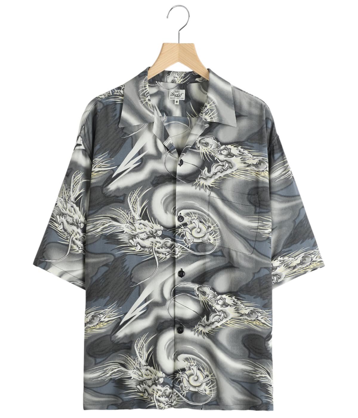 アロハ76ページ ALOHA SHIRT DRAGON | GOLD(ゴールド) / トップス 半袖シャツ (メンズ