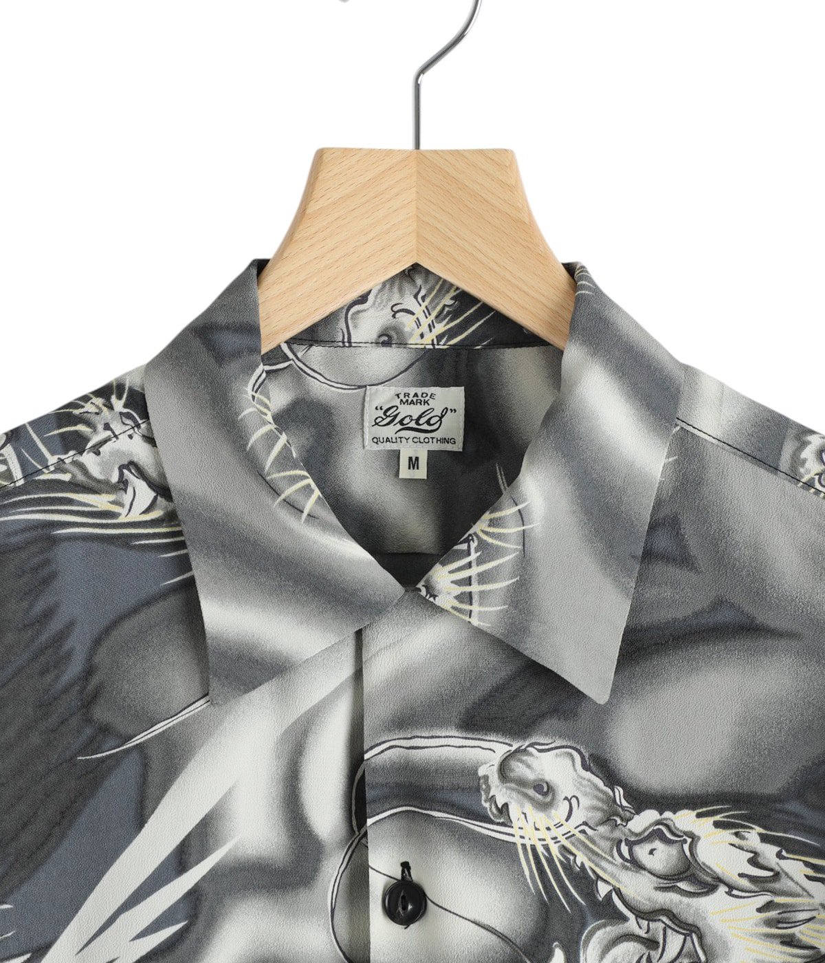 ALOHA SHIRT DRAGON | GOLD(ゴールド) / トップス 半袖シャツ (メンズ