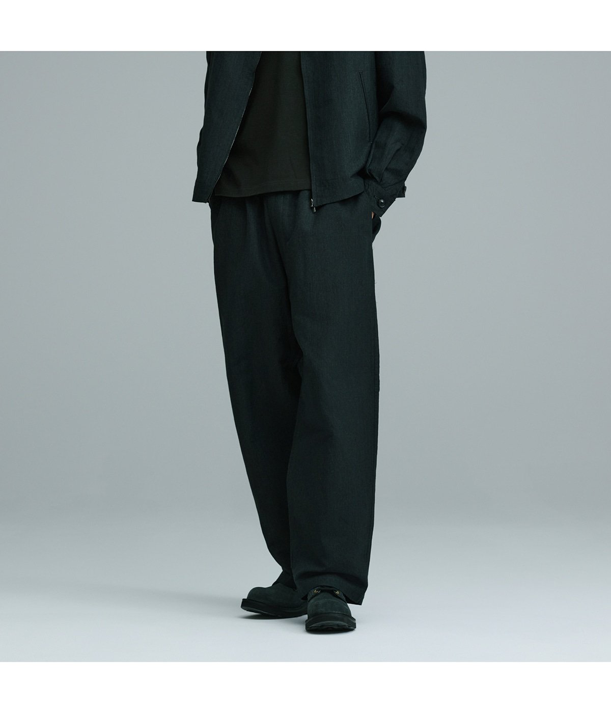 LINEN / WOOL TROPICAL EASY PANTS | GOLD(ゴールド) / パンツ