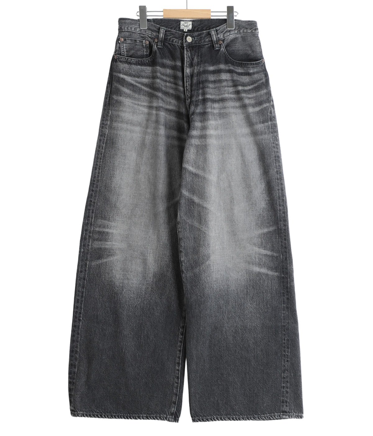 RECYCLED SUVIN COTTON YARN 11.5oz DENIM 5POCKET BAGGY PANTS