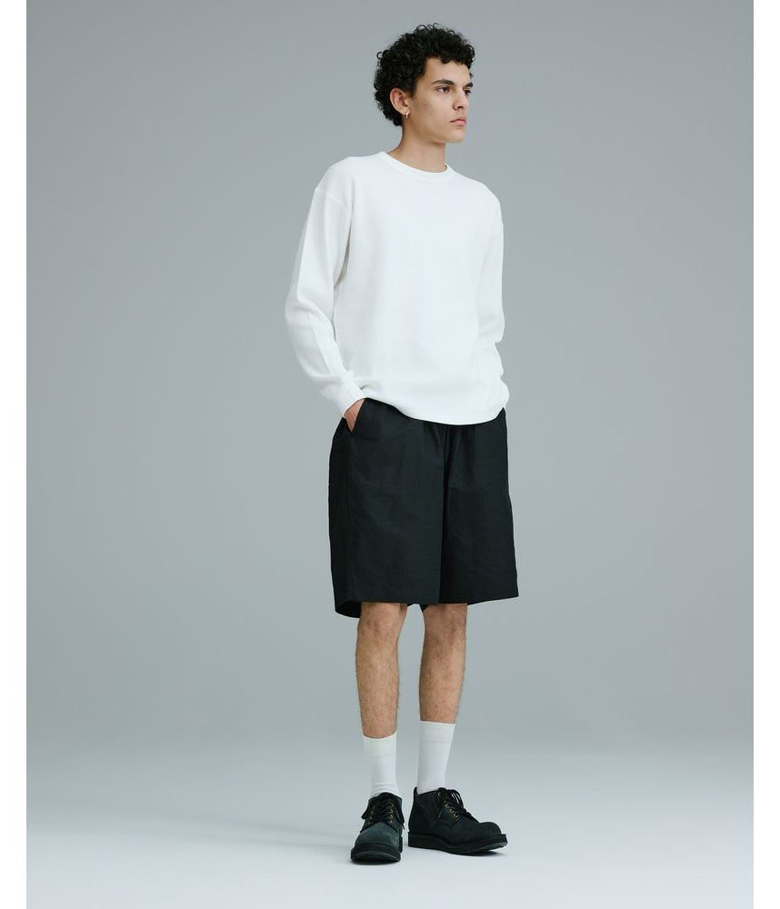 COTTON / RAMIE BROAD EASY SHORTS | GOLD(ゴールド) / パンツ ハーフ
