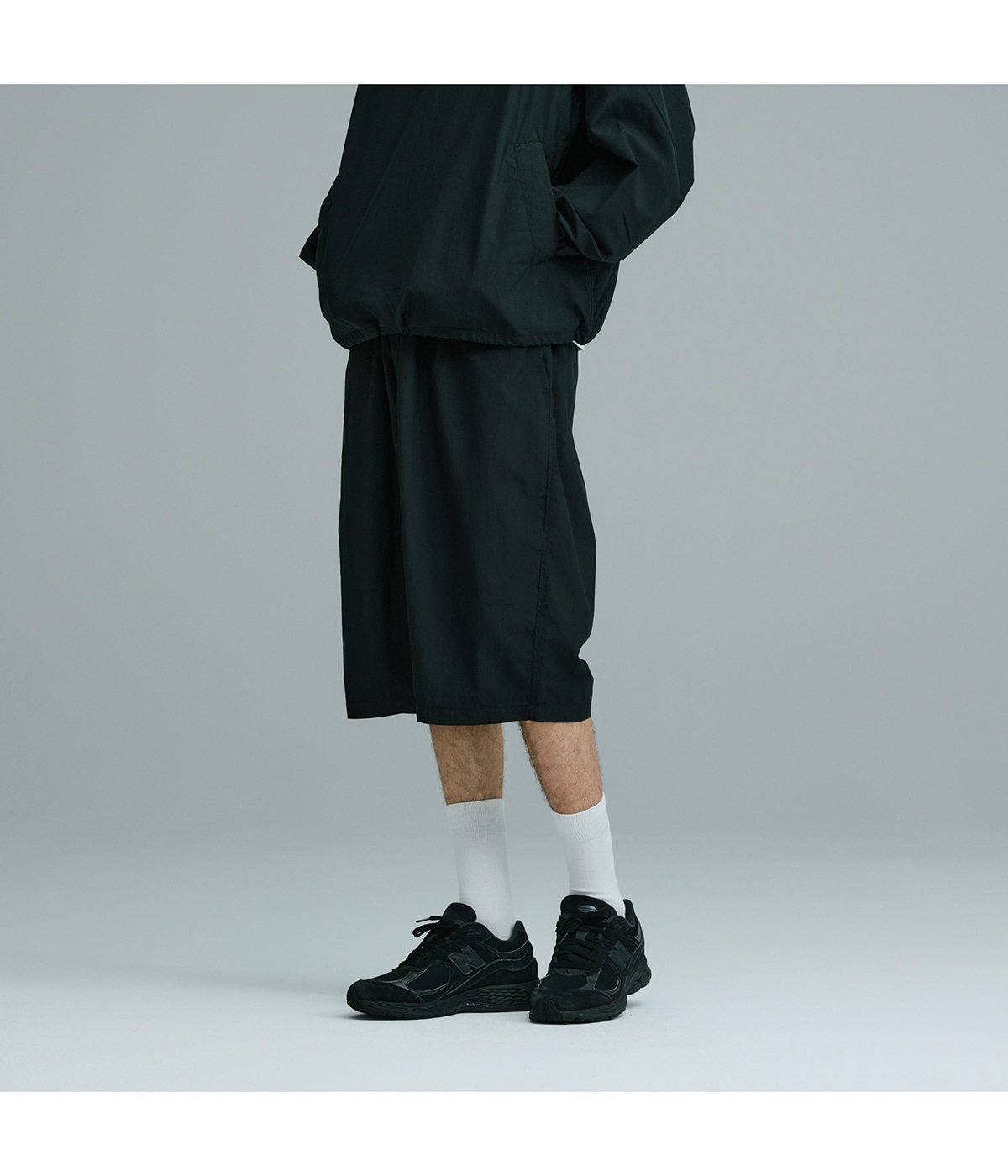 COTTON / NYLON WEATHER CLOTH WIDE SHORTS | GOLD(ゴールド) / パンツ