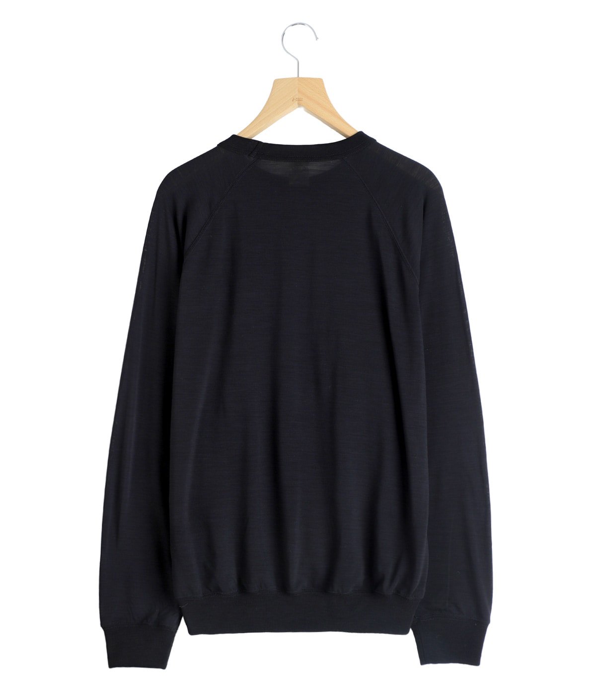 SUMMER WOOL RAGLAN L/S CREW NECK SHIRT | GOLD(ゴールド) / トップス 