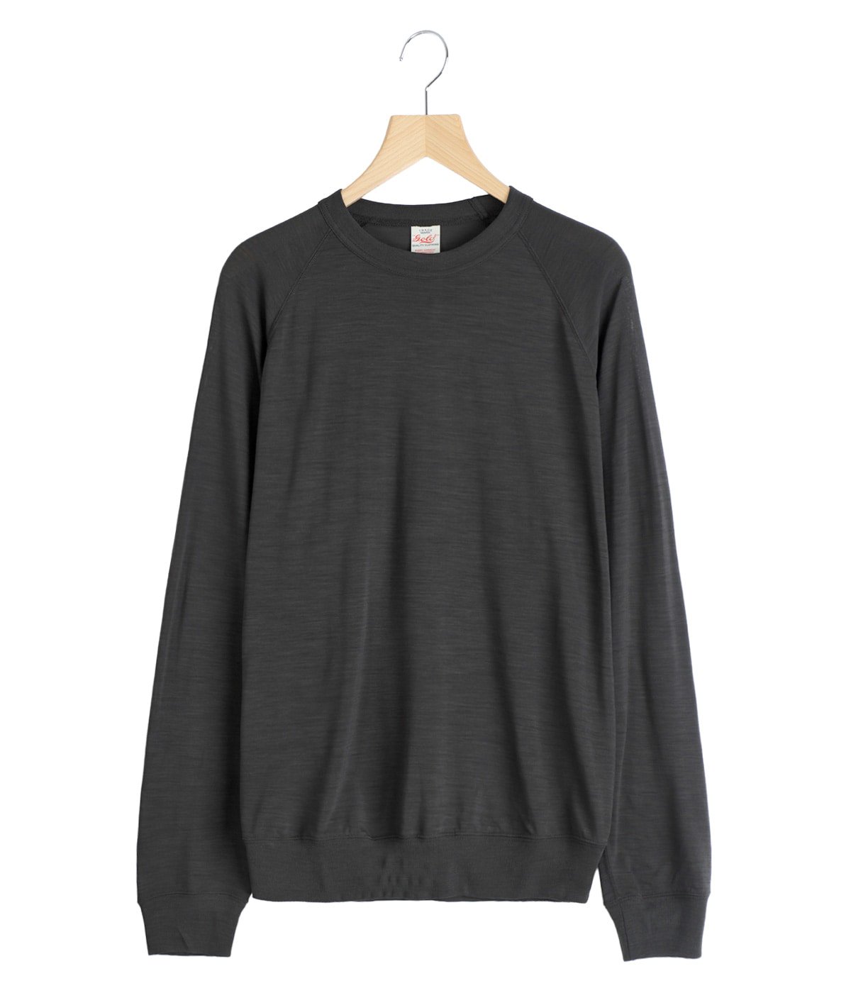 SUMMER WOOL RAGLAN L/S CREW NECK SHIRT | GOLD(ゴールド) / トップス 