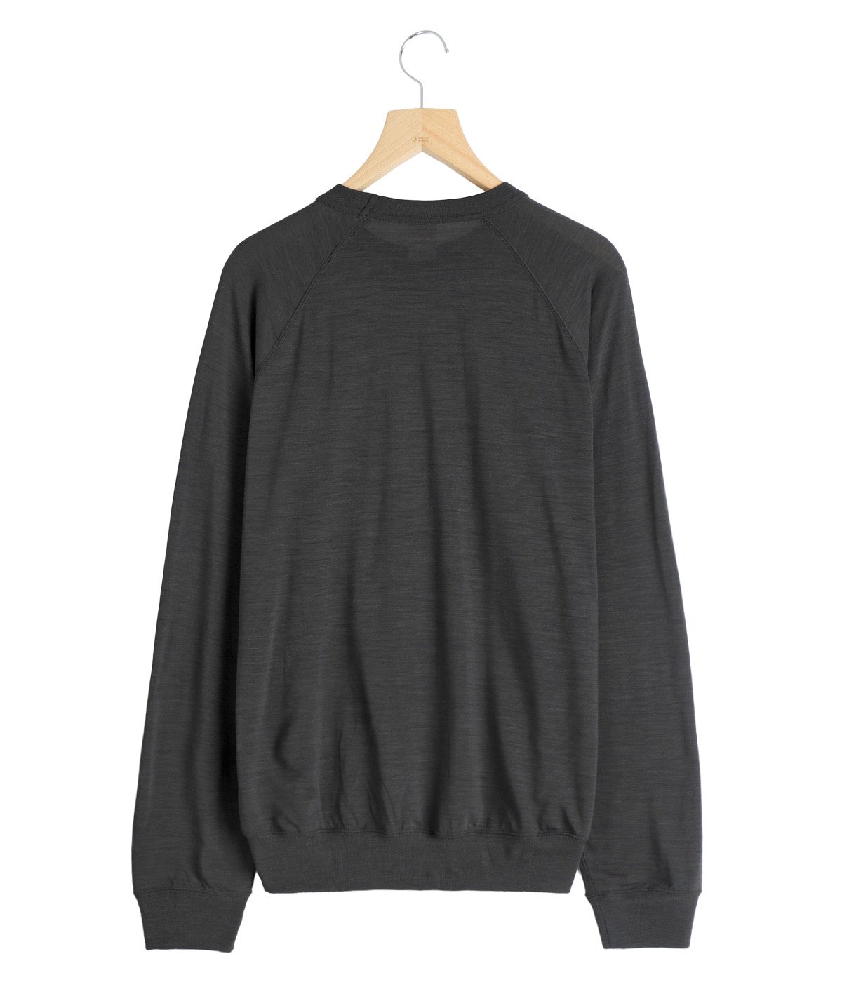 SUMMER WOOL RAGLAN L/S CREW NECK SHIRT | GOLD(ゴールド) / トップス