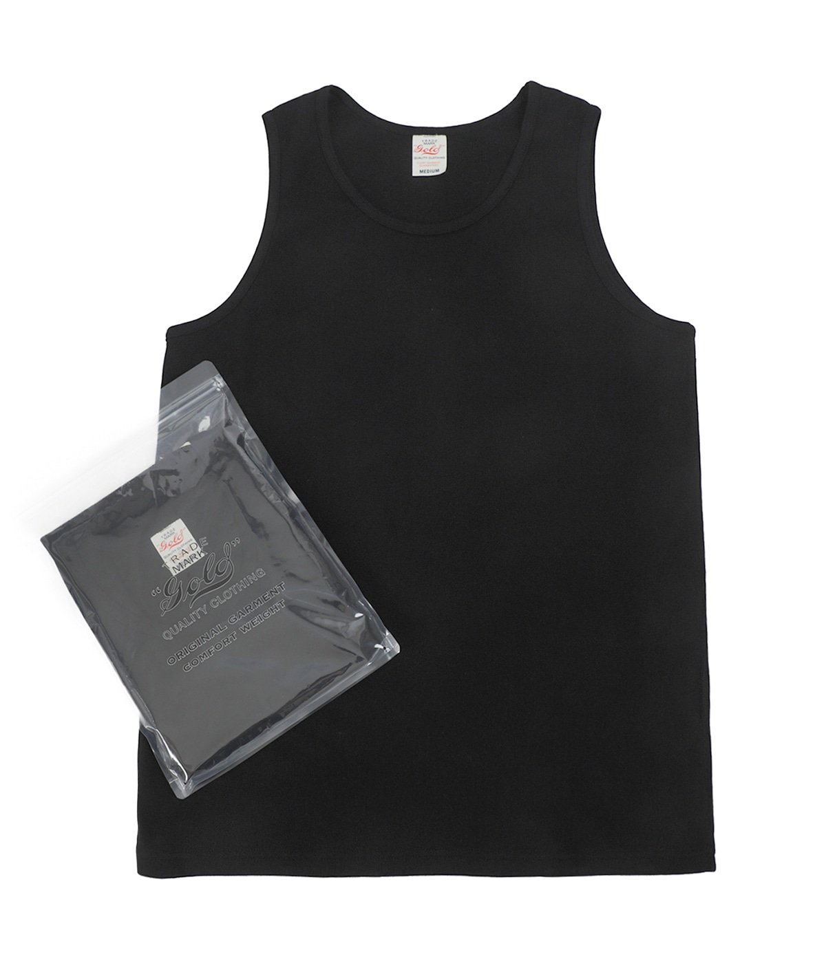 30/1 ORGANIC COTTON 1-PACK TANK TOP | GOLD(ゴールド) / トップス