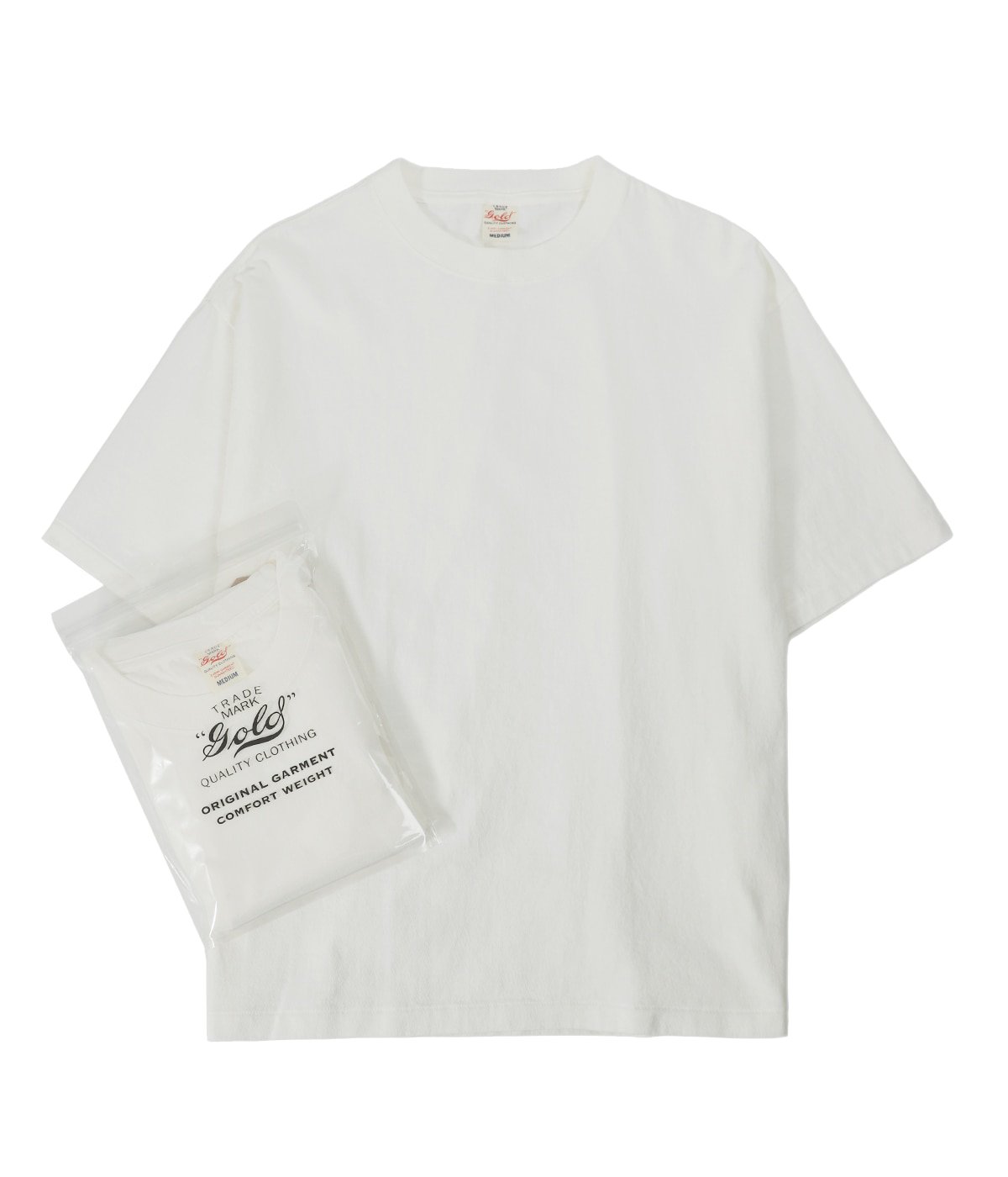 18/1 US COTTON 1-PACK T-SHIRT | GOLD(ゴールド) / トップス