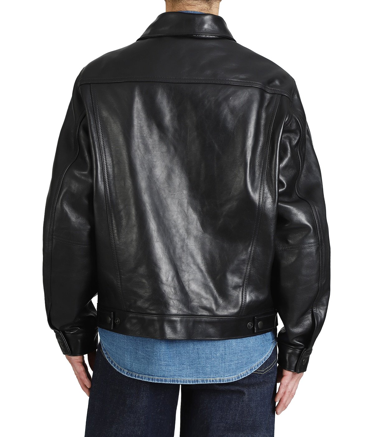 ホフ MASSES TRUCKER JACKET サイズM TRUCKER JACKET | MASSES(マシス) / アウター レザージャケット