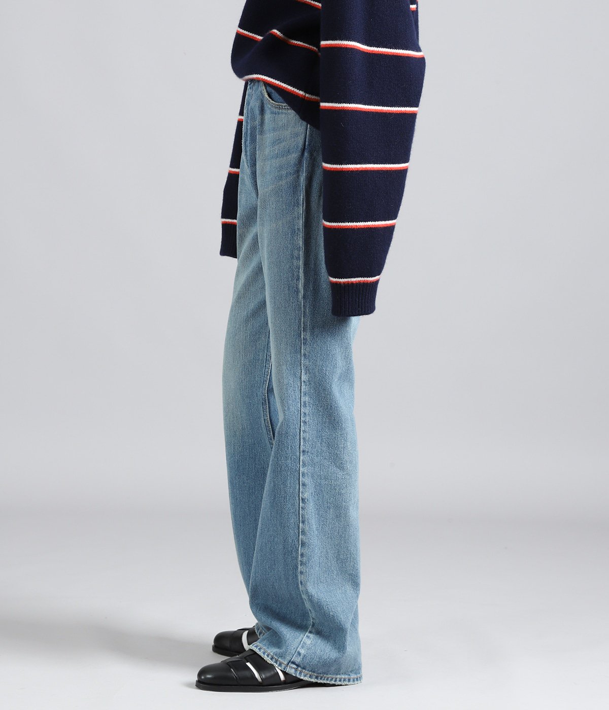 model（162cm） 着用サイズ：34
