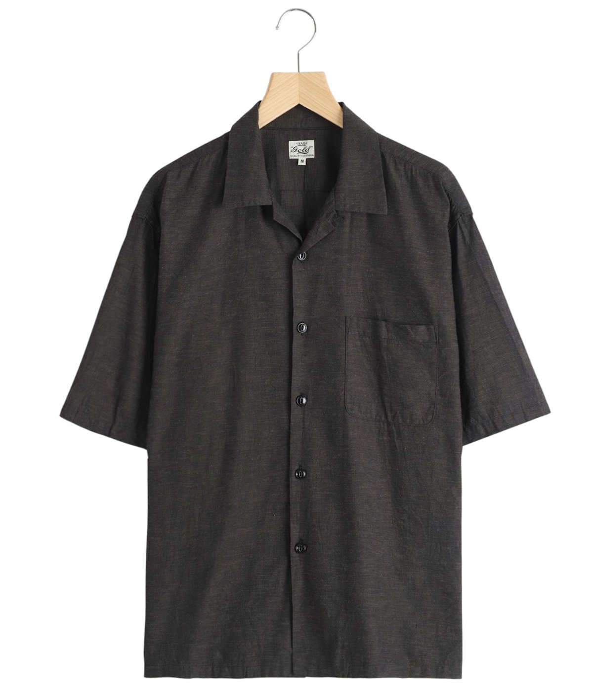 限定値下げ！VAT DYE CHAMBRAY OPEN SHIRT VAT DYE CHAMBRAY OPEN SHIRT | GOLD(ゴールド) / トップス 半袖シャツ