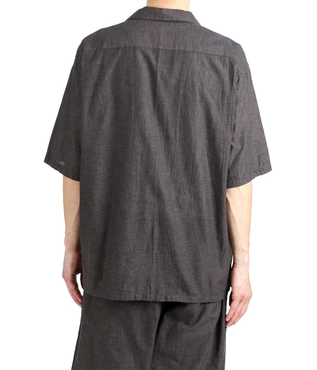 VAT DYE CHAMBRAY OPEN SHIRT | GOLD(ゴールド) / トップス 半袖シャツ