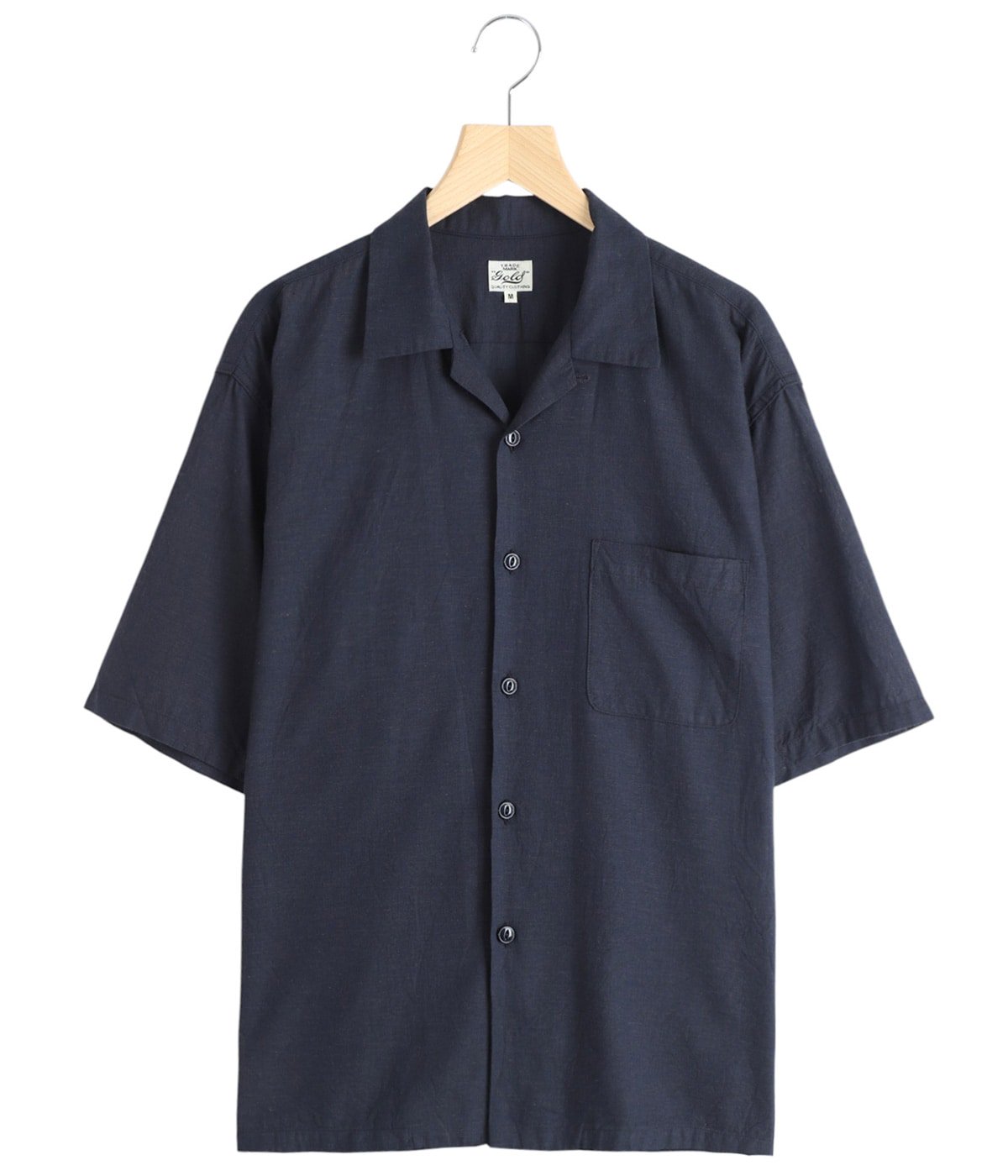 限定値下げ！VAT DYE CHAMBRAY OPEN SHIRT VAT DYE CHAMBRAY OPEN SHIRT | GOLD(ゴールド) / トップス 半袖シャツ