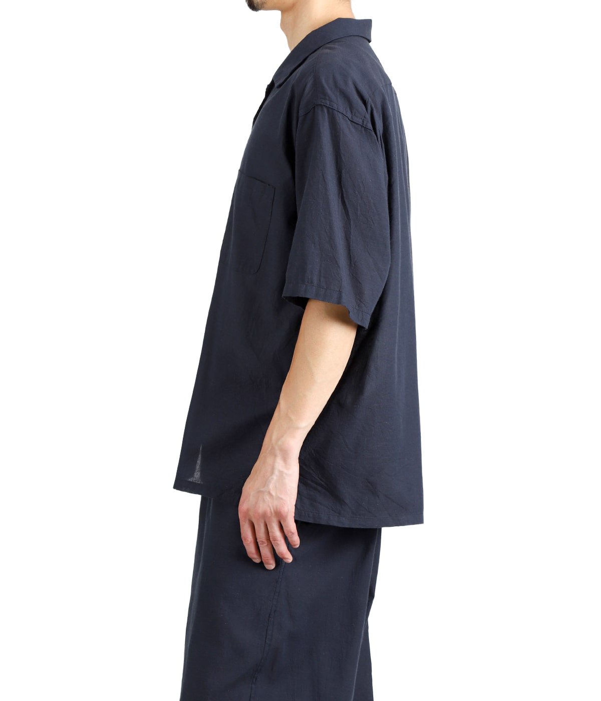VAT DYE CHAMBRAY OPEN SHIRT | GOLD(ゴールド) / トップス 半袖シャツ