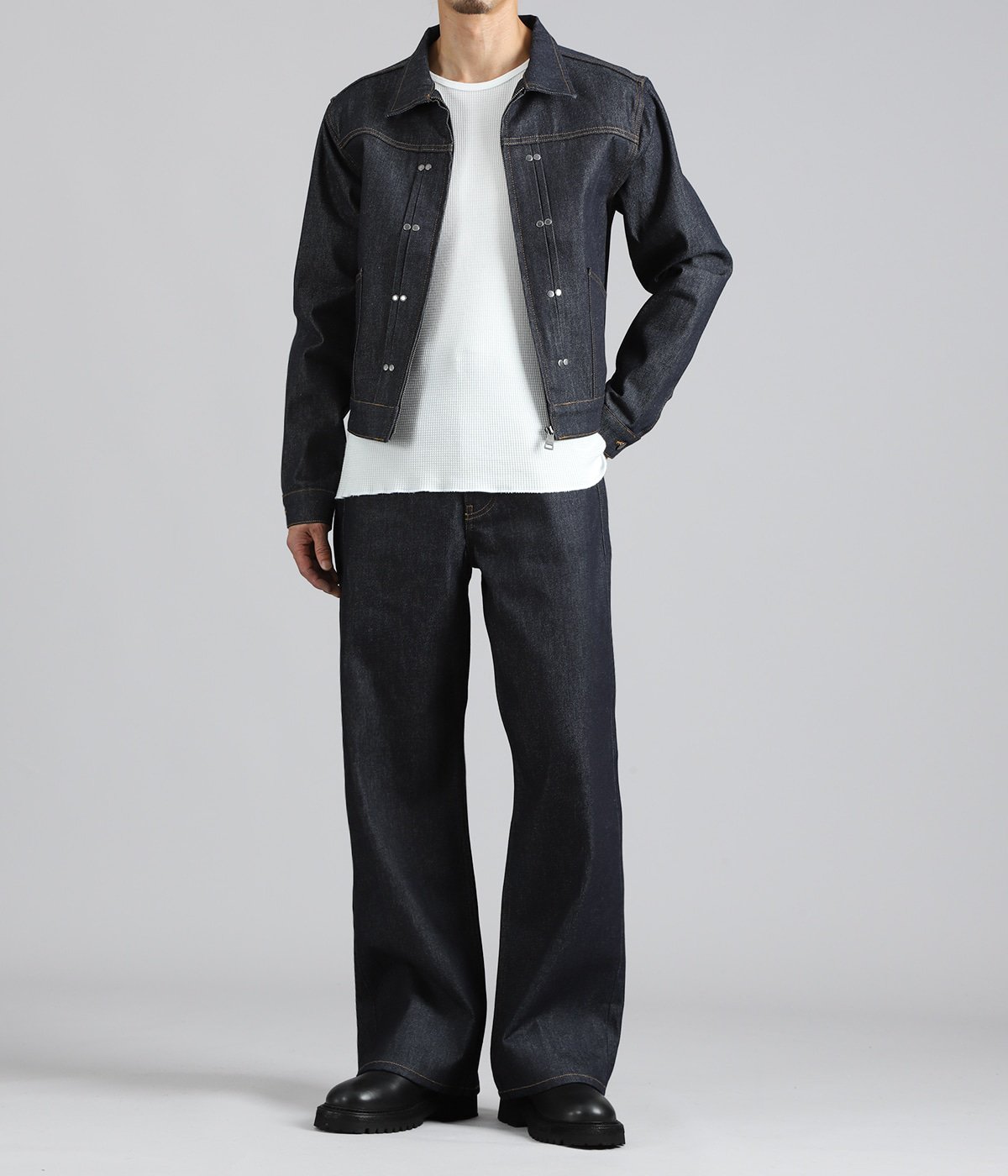 DOUBLE RIVET DENIM JACKET | NO MAINTENANCE(ノーメンテナンス