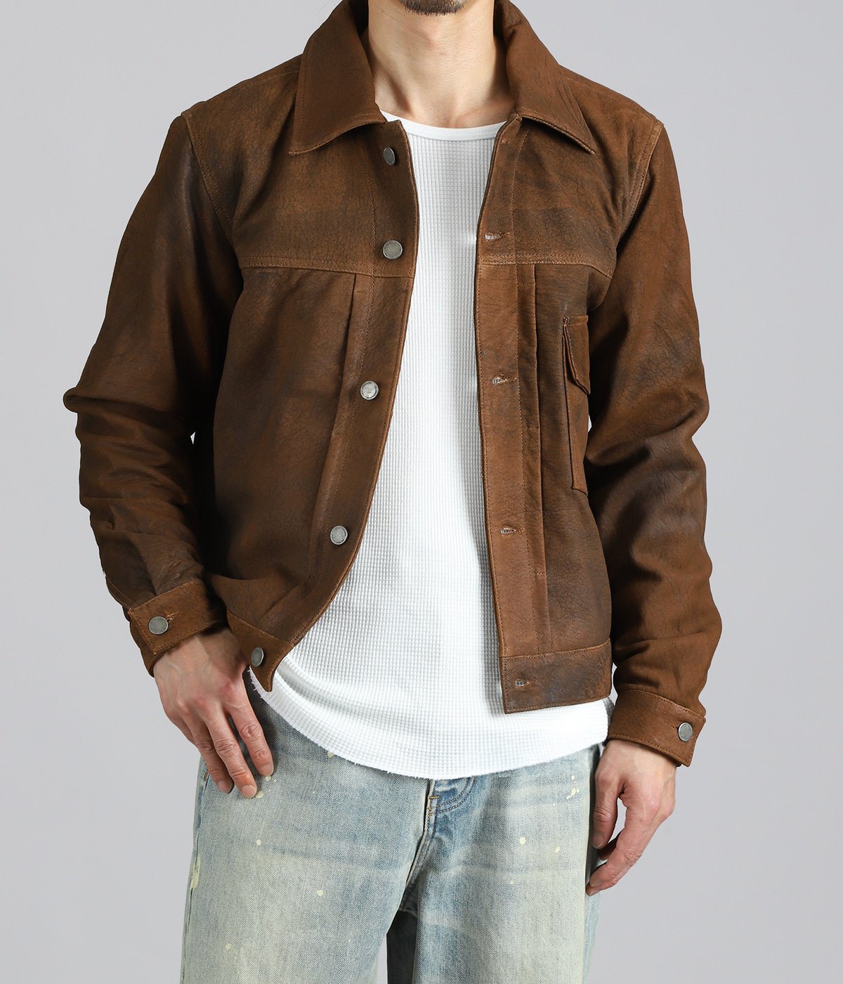 model(175cm / 60kg)B85 W75 H92 着用サイズ：S