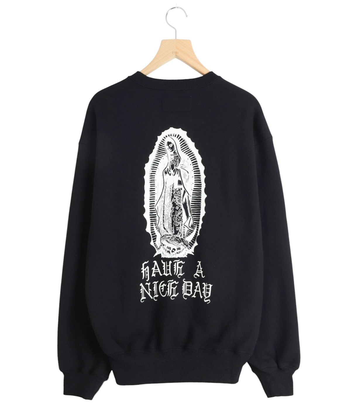 トップス WACKO MARIA WASHED MIDDLE CREW SWEAT WASHED MIDDLE WEIGHT CREW NECK SWEAT SHIRT | WACKO MARIA