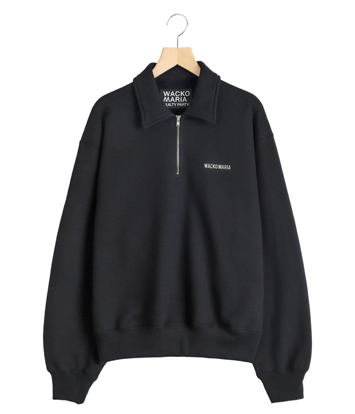 HEAVY WEIGHT PULLOVER HARF ZIP SWEAT SHIRT | WACKO MARIA
