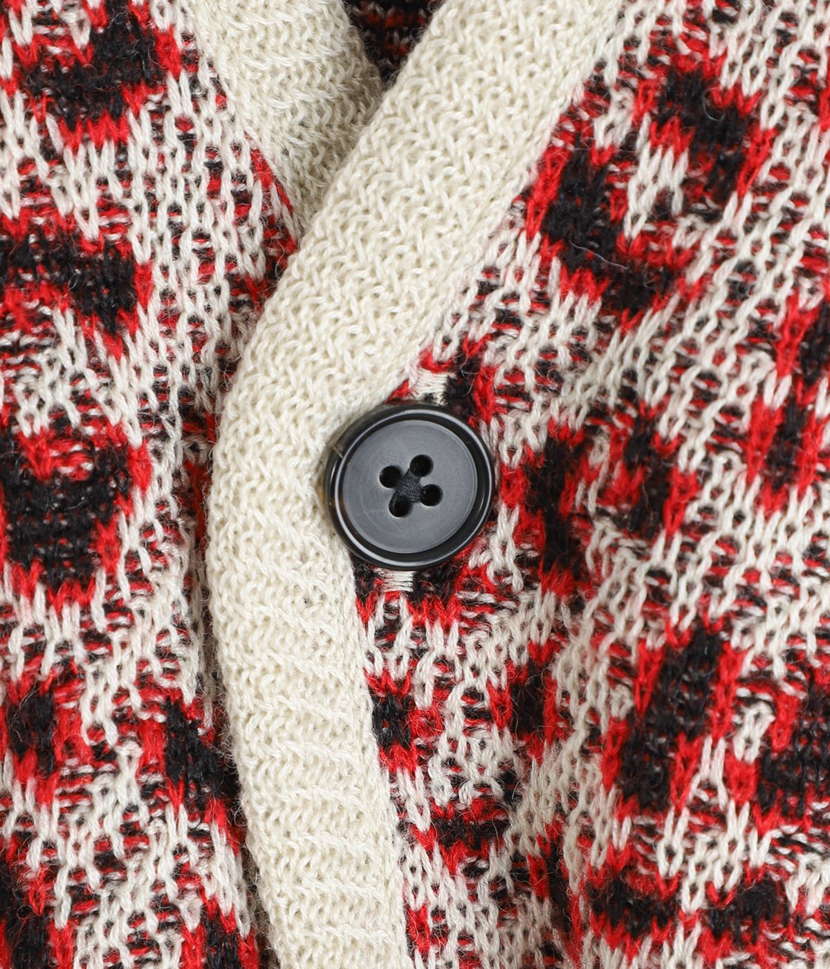 新品・未使用wackomaria レオパード柄 カーディガン M 赤 LEOPARD JACQUARD CARDIGAN | WACKO MARIA(ワコマリア) / トップス