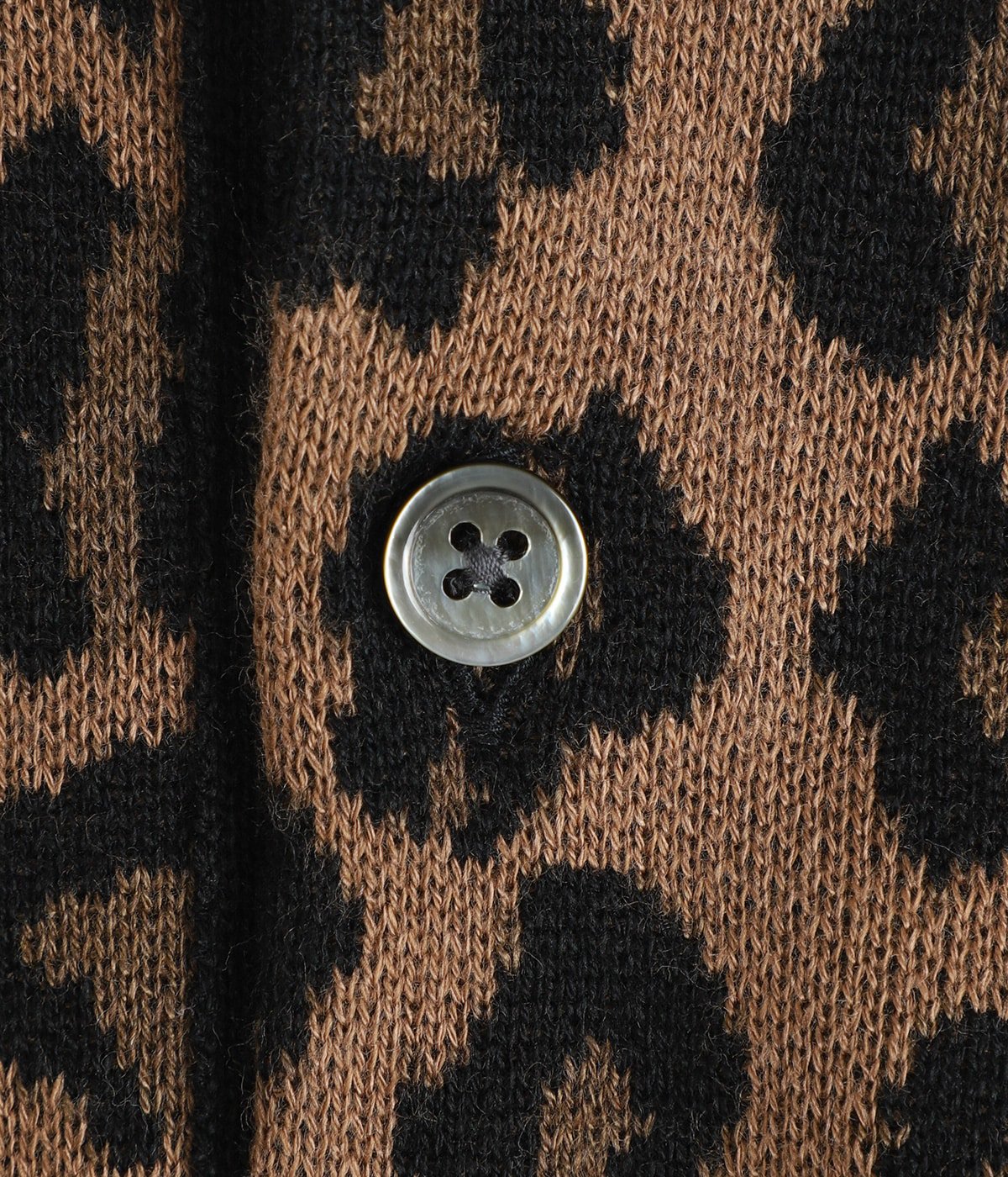 LEOPARD KNIT POLO SHIRT | WACKO MARIA(ワコマリア) / トップス