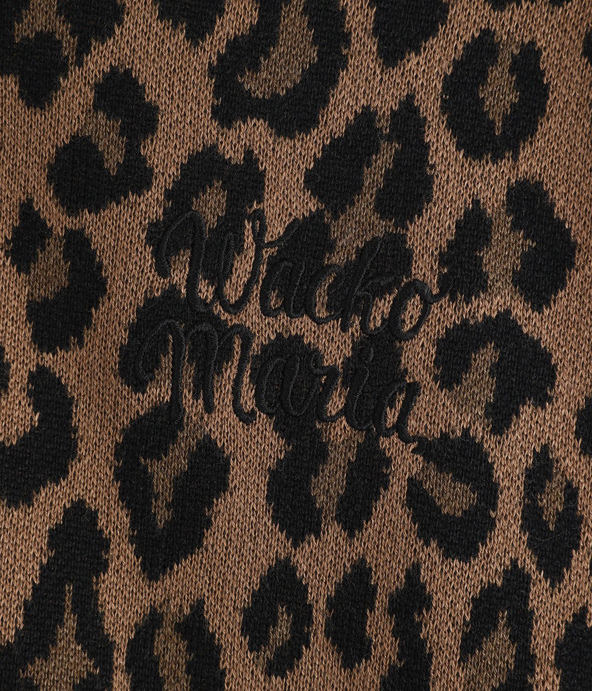 LEOPARD KNIT POLO SHIRT | WACKO MARIA(ワコマリア) / トップス