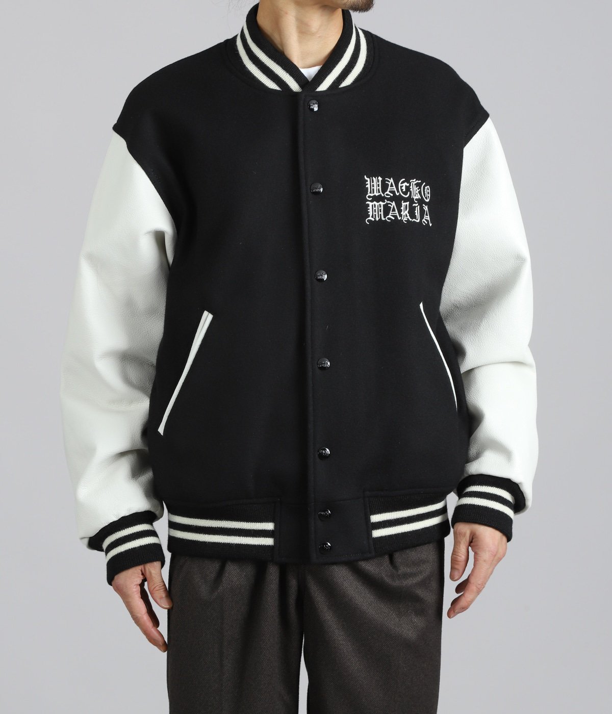 LEATHER VARSITY JACKET ( TYPE-3 ) | WACKO MARIA(ワコマリア