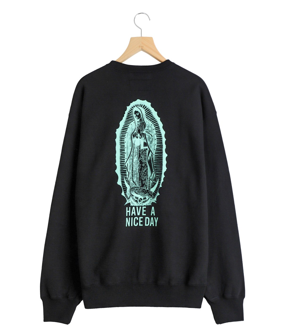 WASHED MIDDLE WEIGHT CREW NECK SWEAT SHIRT ( TYPE-3 ) | WACKO