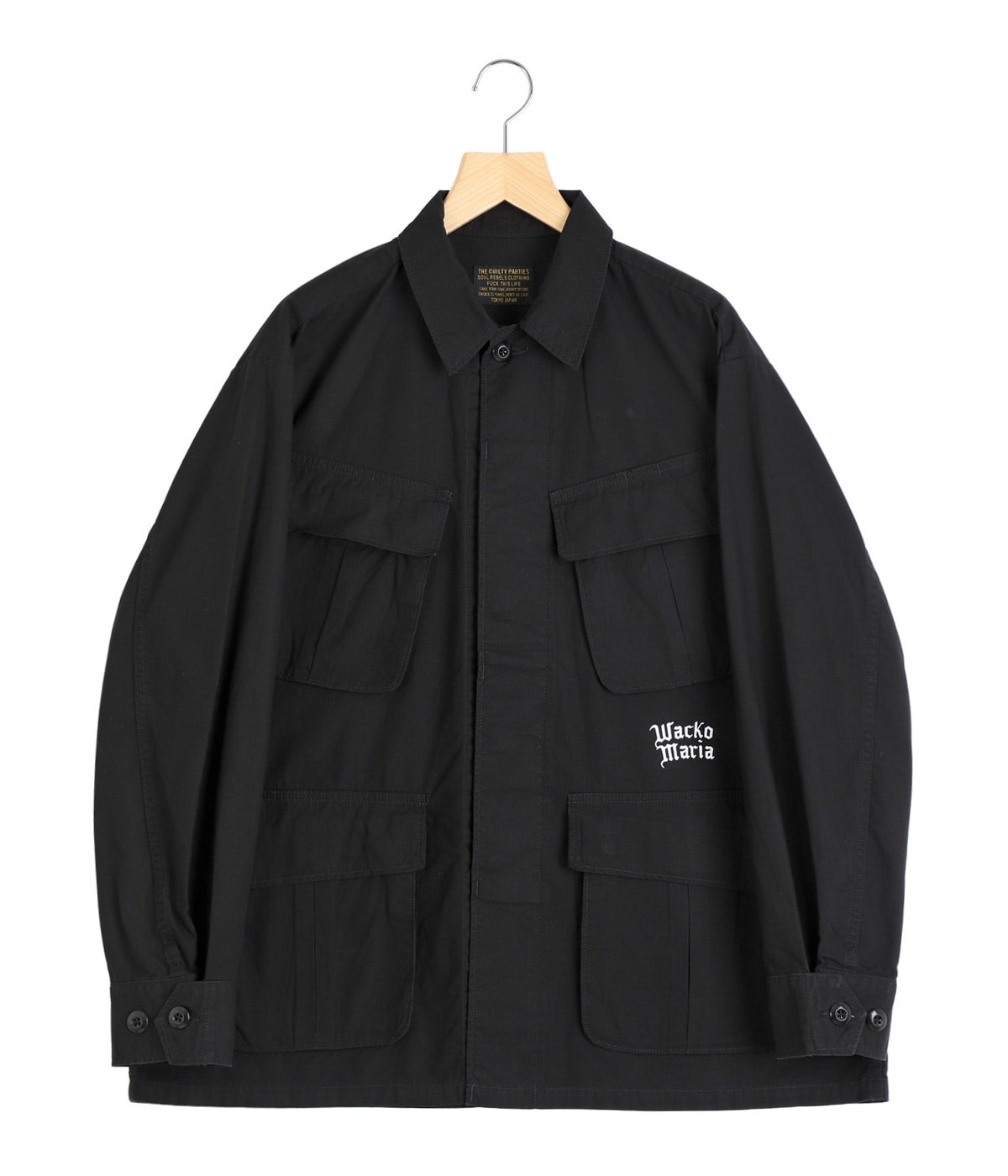 WACKO MARIA モッズコート 黒 ロゴワッペン ミリタリー M51 FATIGUE JACKET | WACKO MARIA(ワコマリア) / アウター ミリタリー