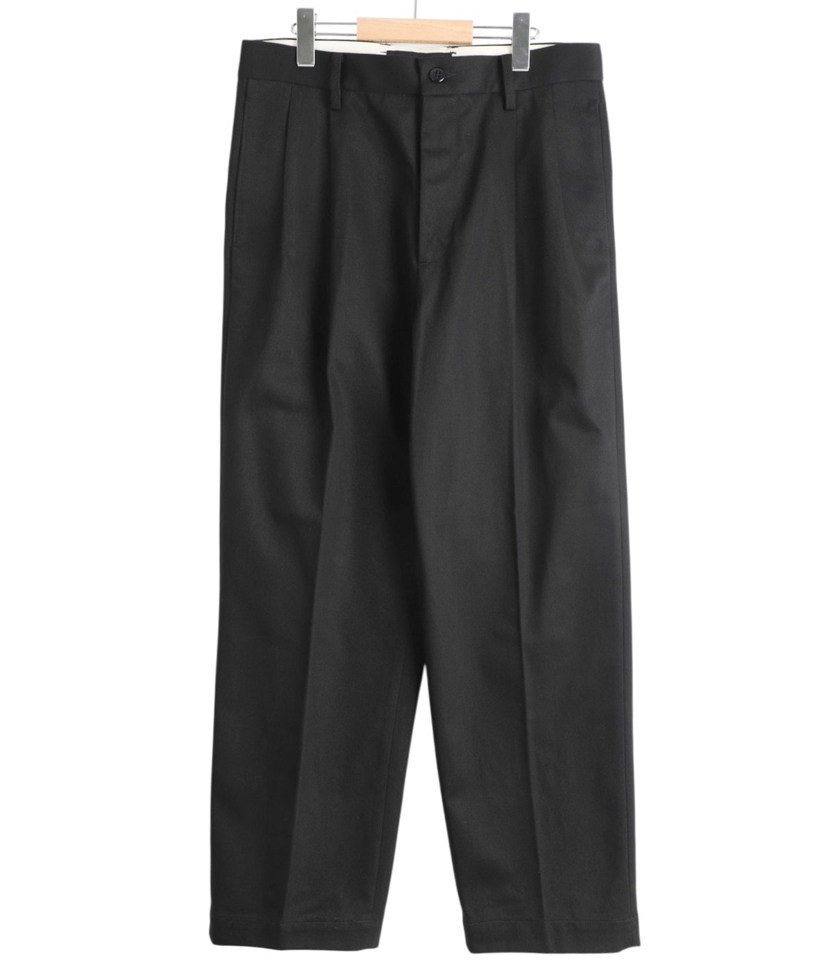 WACKO MARIA DOUBLE PLEATED TROUSERS 黒 WACKO MARIA (ワコマリア