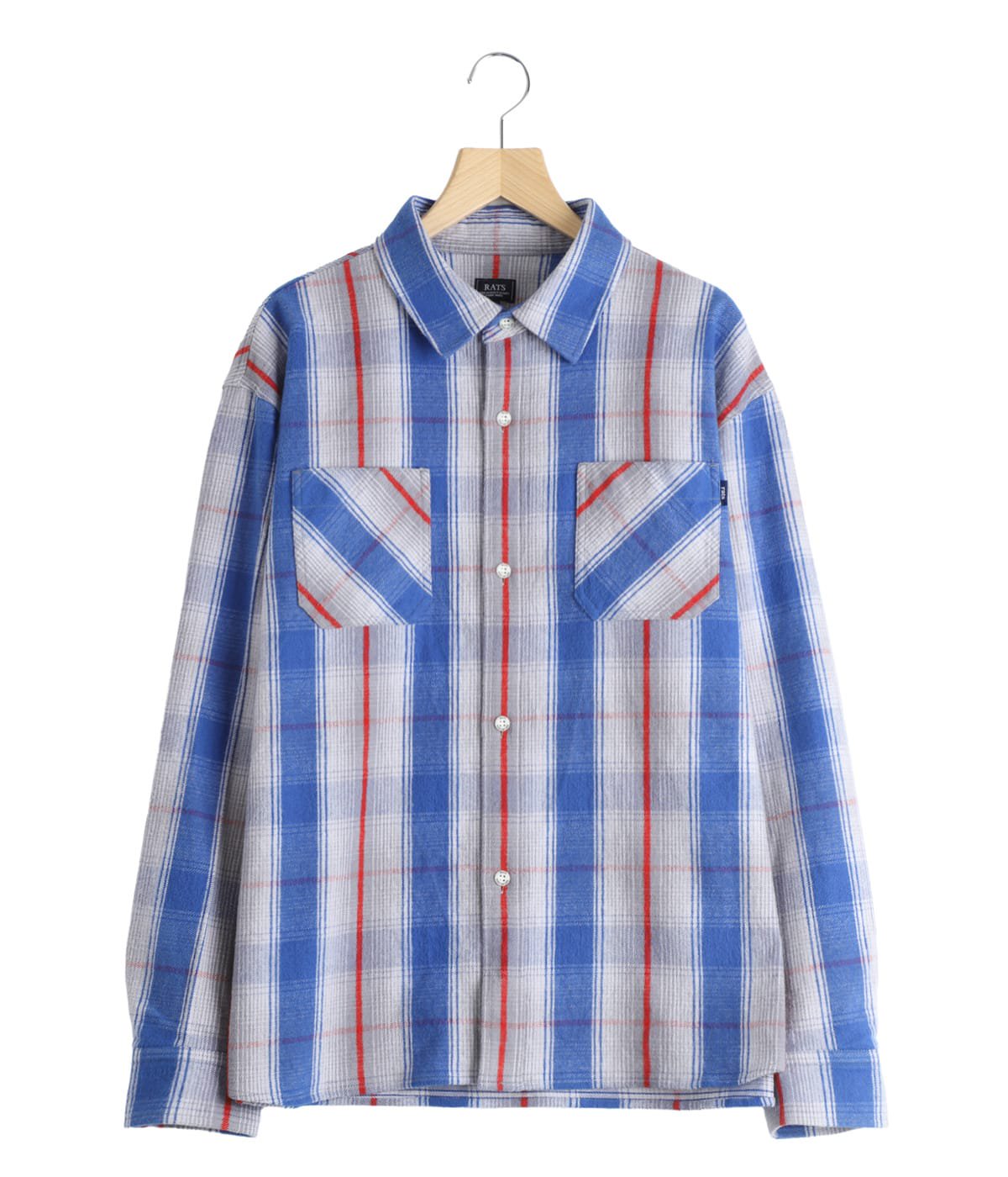 COTTON FLANNEL CHECK SHIRT | RATS(ラッツ) / トップス 長袖シャツ