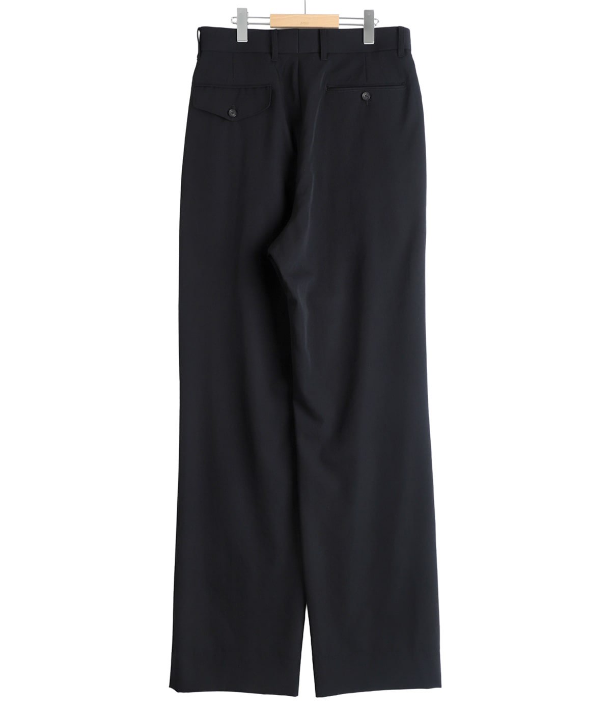 INVERTED PLEATS TROUSER -WASHED WOOL GABADINE- | The CLASIK(ザ