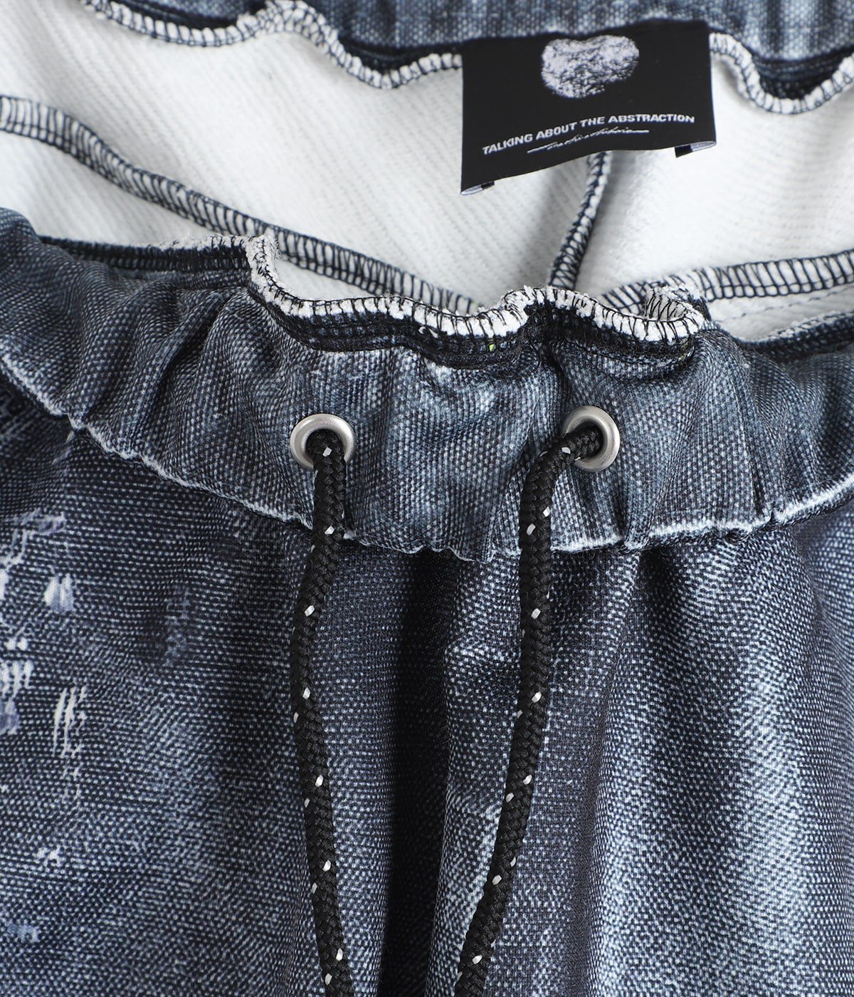 パンツ Talking about the abstraction PRINT DUCK WIDE PT | TALKING ABOUT THE ABSTRACTION(トーキング