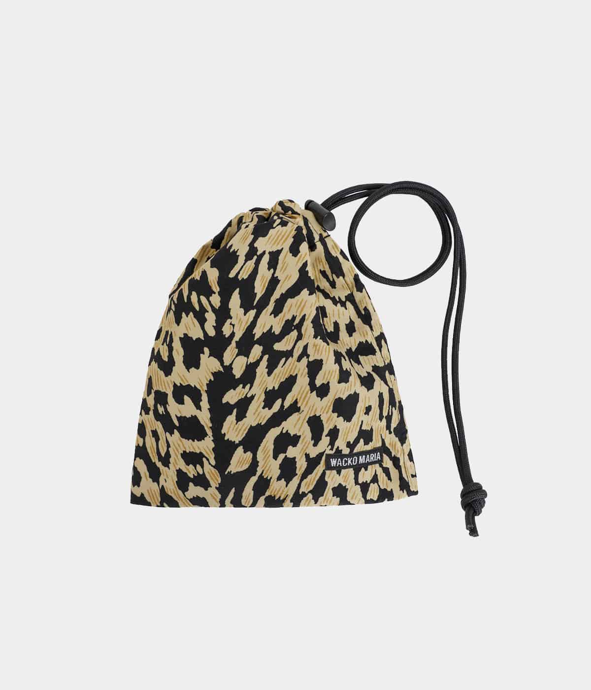 2025FW ワコマリア　LEOPARD POUCH レオパード　巾着　ポーチ LEOPARD SHOULDER POUCH | WACKO MARIA(ワコマリア) / バッグ バッグ