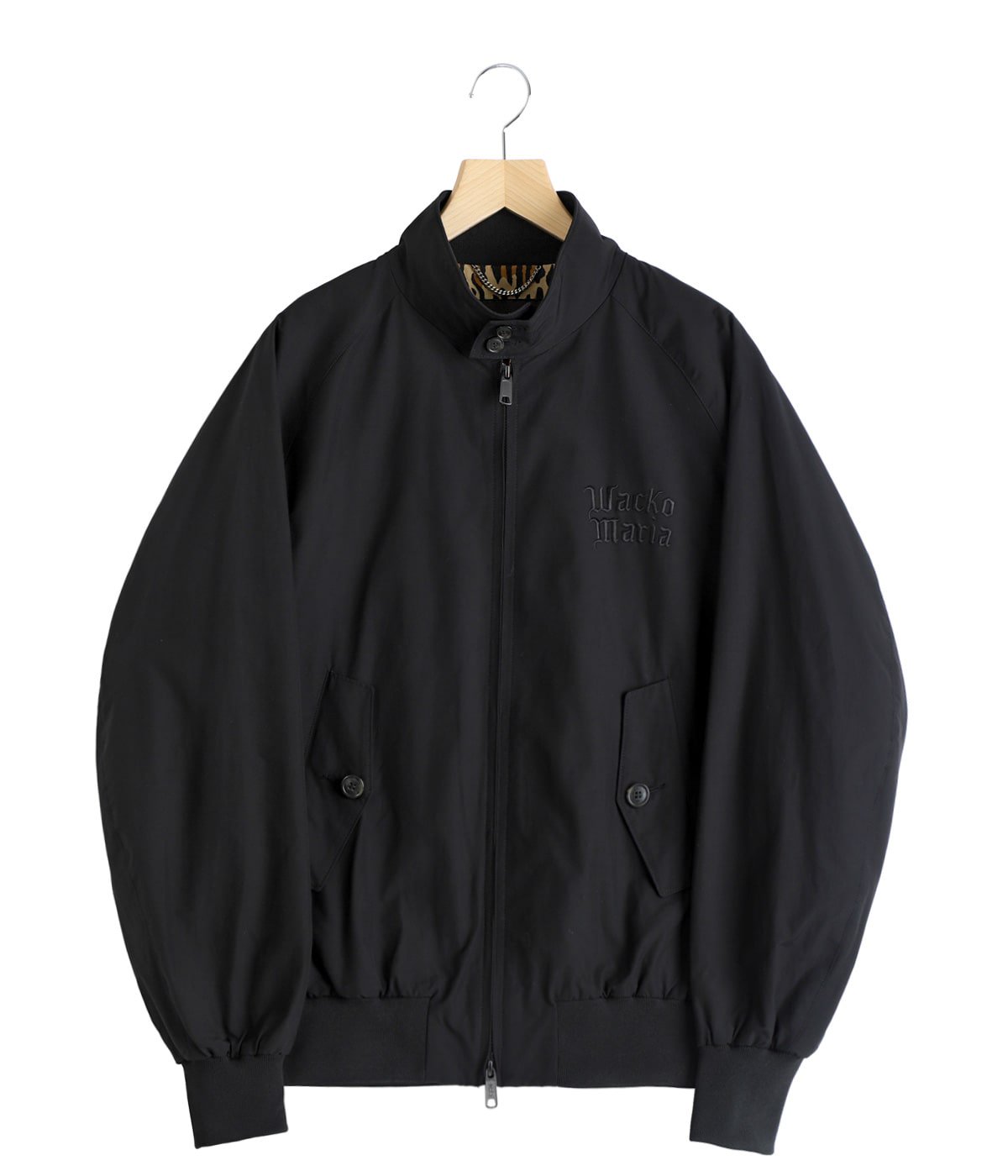 WACKO MARIA ×BARACUTA G9 HARRINGTON WACKO MARIA (BARACUTA G9 SUEDE LEATHER HARRINGTON JACKET) BLACK