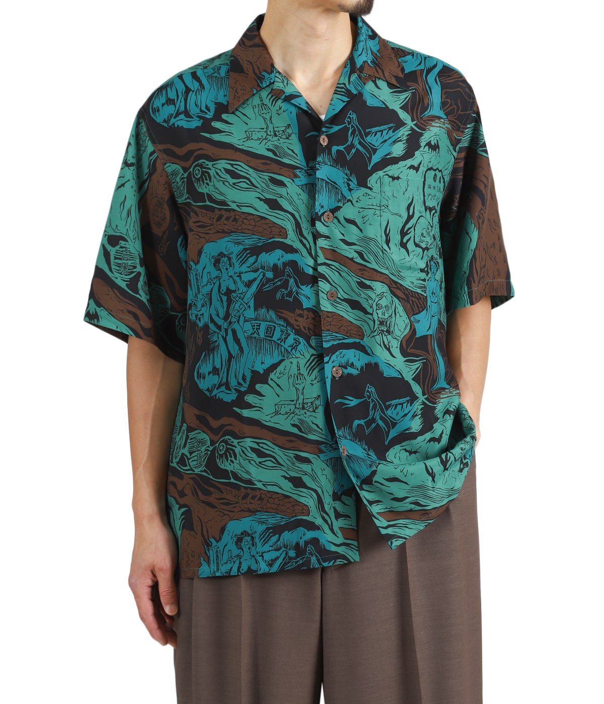 ワコマリア　半袖シャツ HAWAIIAN SHIRT S/S ( TYPE-1 ) | WACKO MARIA(ワコマリア) / トップス