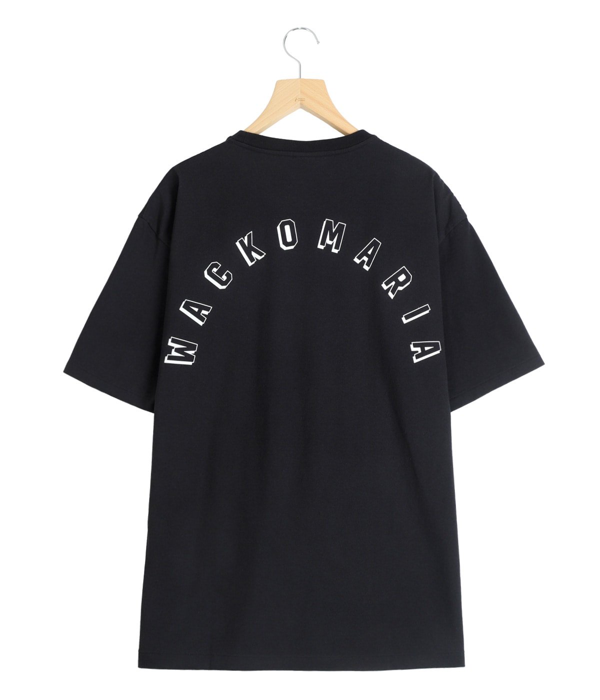 WACKO MARIA ロゴ　バックプリントT 黒 WACKO MARIA ロゴ バックプリントT 黒 - メルカリ