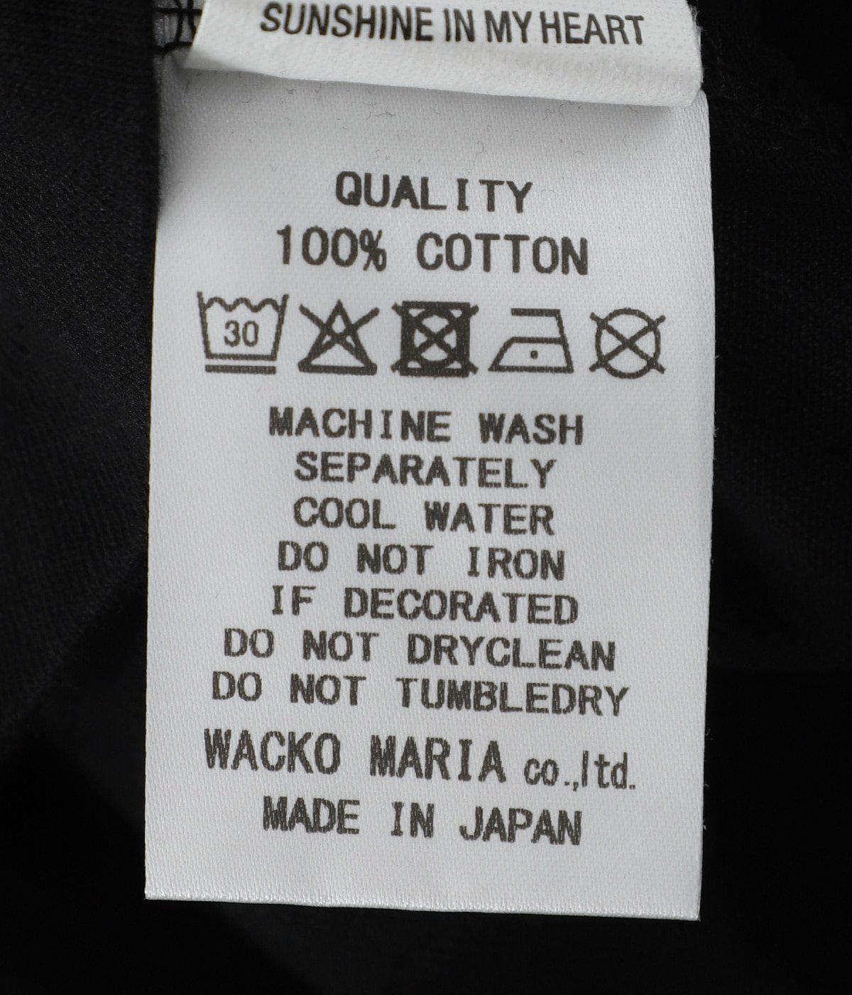 WASHED HEAVY WEIGHT CREW NECK T-SHIRT ( TYPE-8 ) | WACKO MARIA
