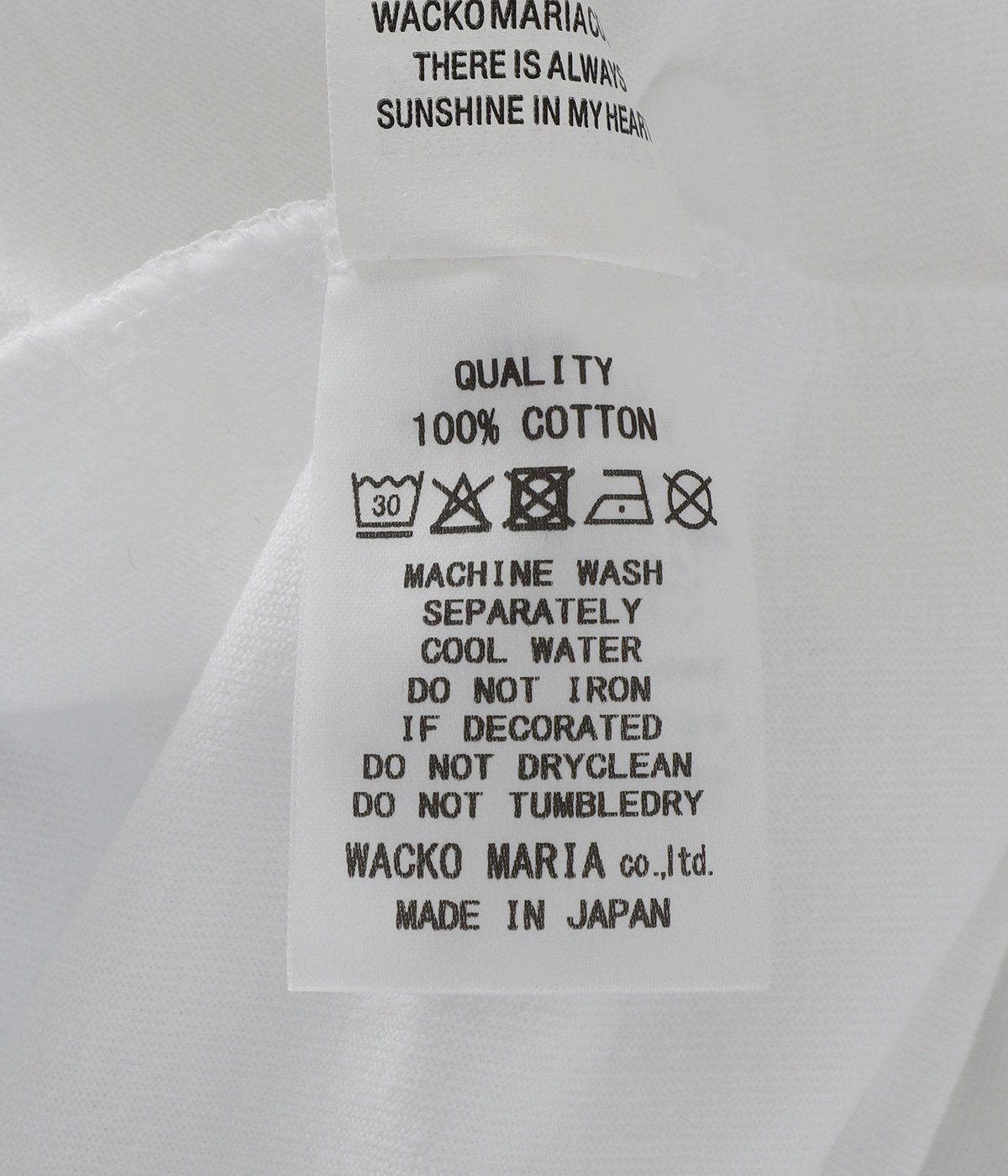 WASHED HEAVY WEIGHT CREW NECK T-SHIRT ( TYPE-12 ) | WACKO MARIA
