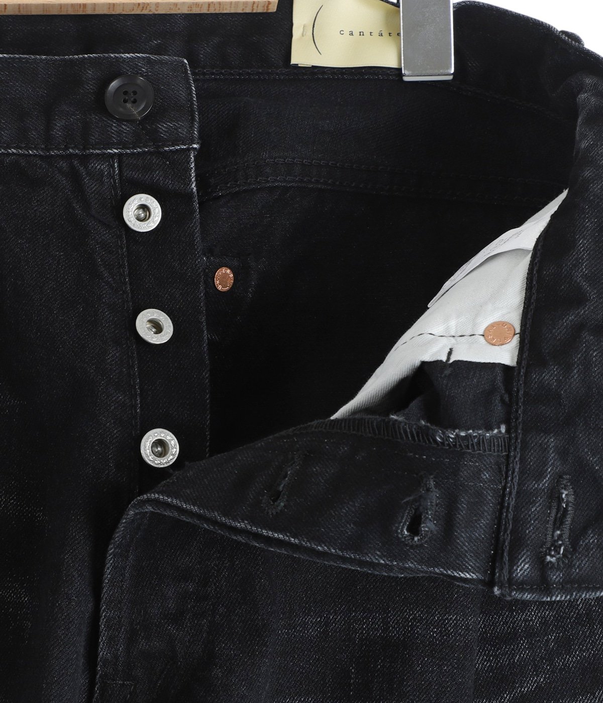 Denim Straight Trousers (VINTAGE WASH) | cantate(カンタータ
