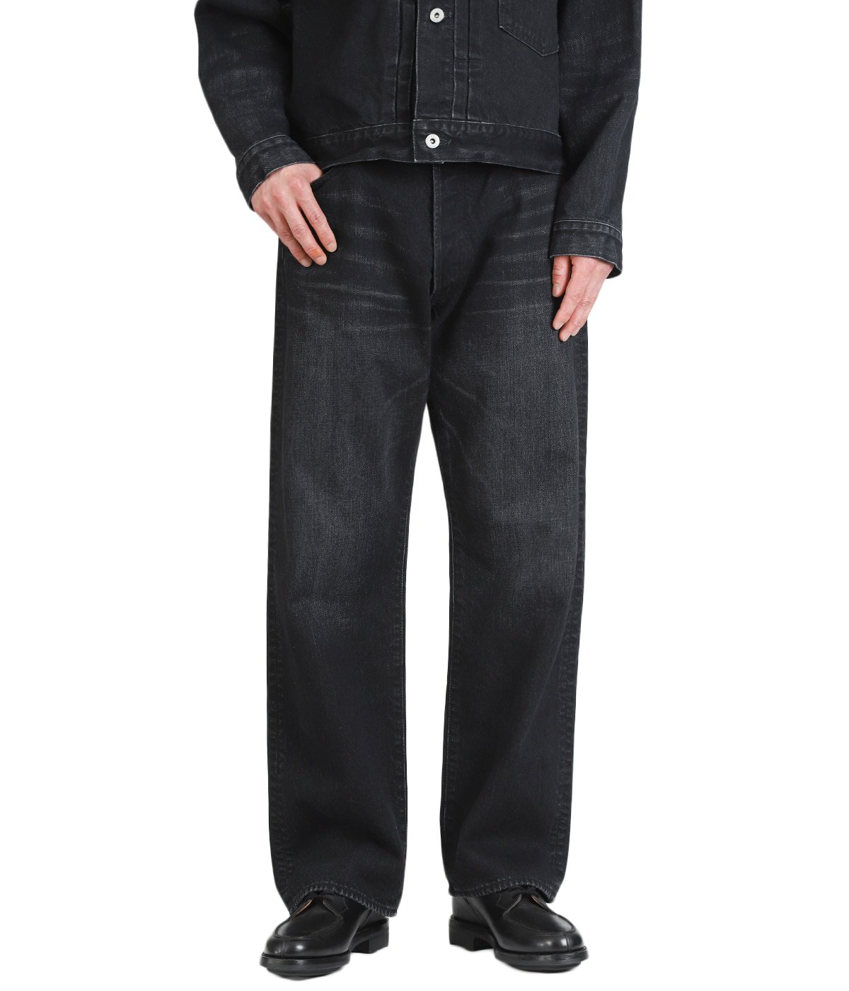 Denim Straight Trousers (VINTAGE WASH) | cantate(カンタータ