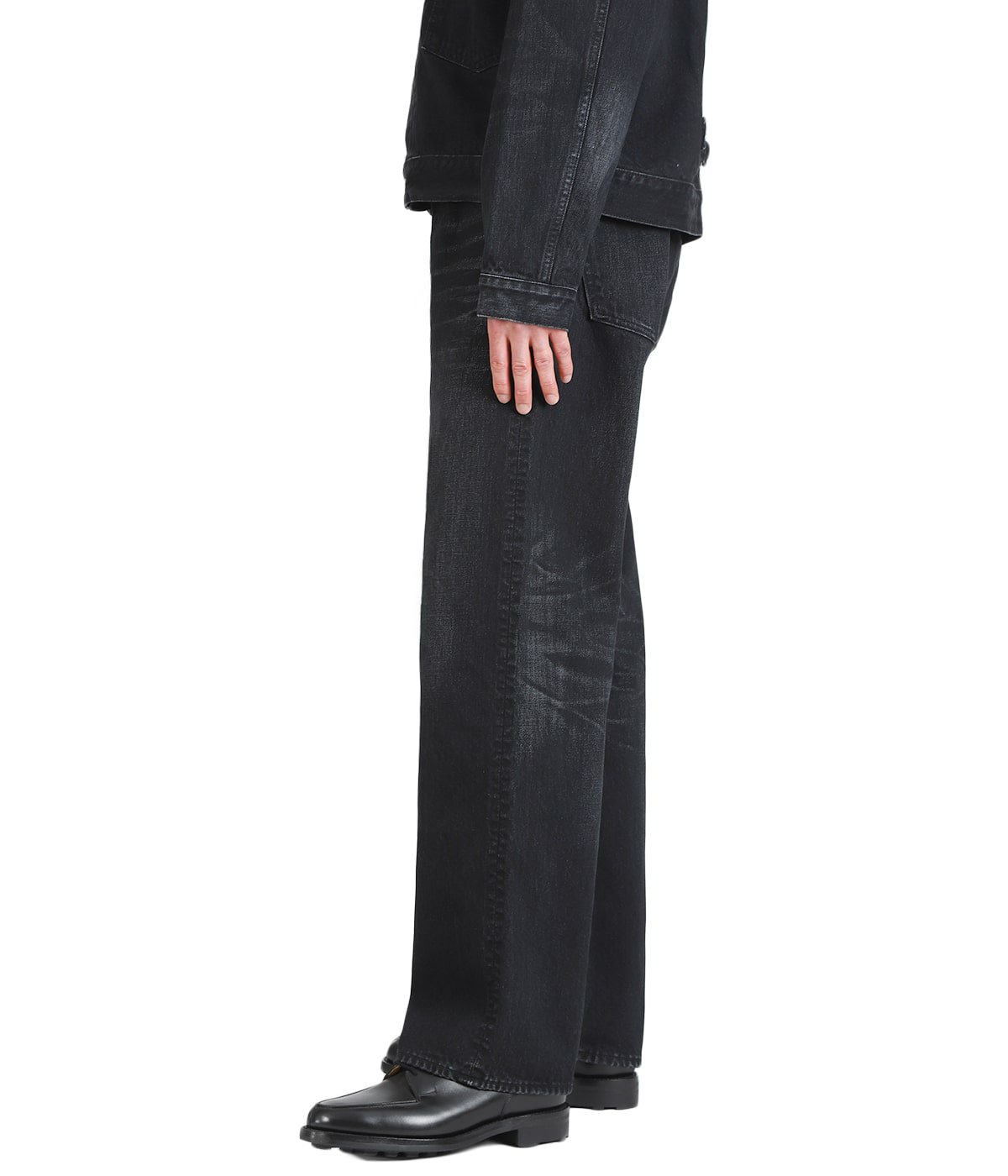 Denim Straight Trousers (VINTAGE WASH) | cantate(カンタータ