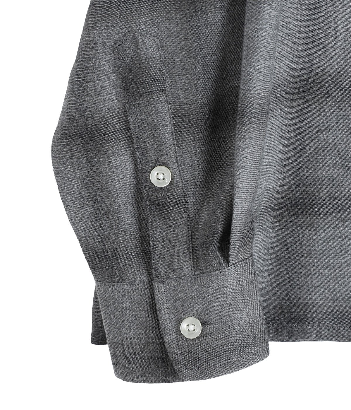 OMBRE CHECK OPEN COLLAR SHIRT L/S | WACKO MARIA(ワコマリア