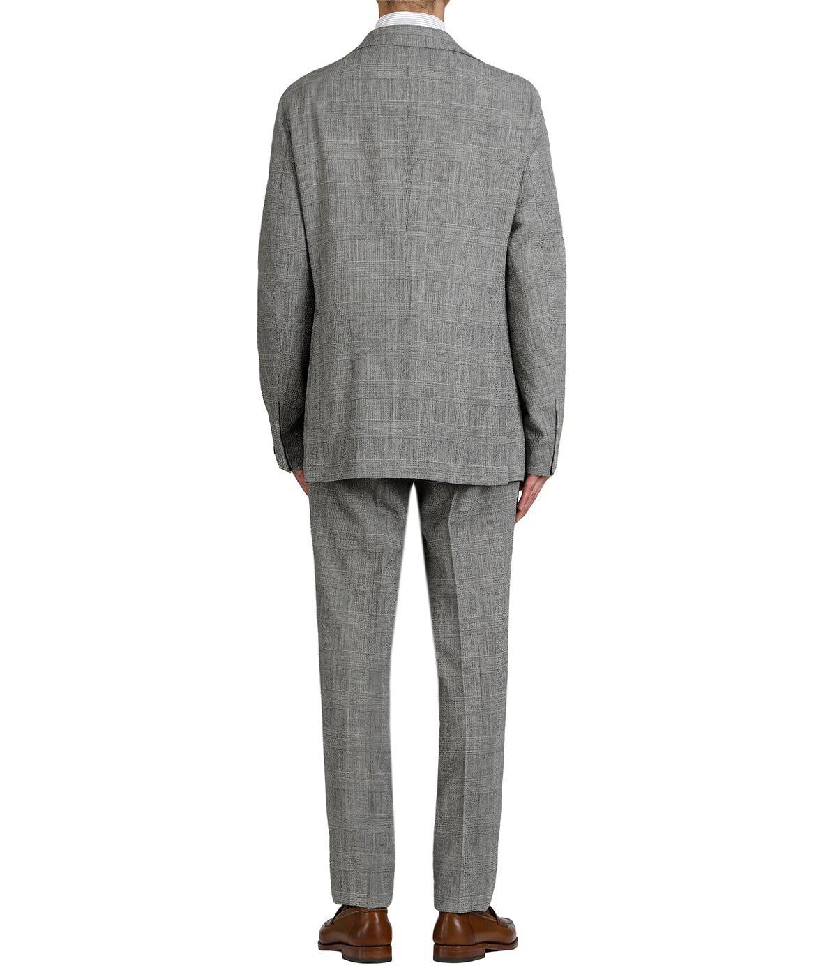 SUIT VESVIO EASY PANTS GLEN CHECK | TAGLIATORE(タリアトーレ 