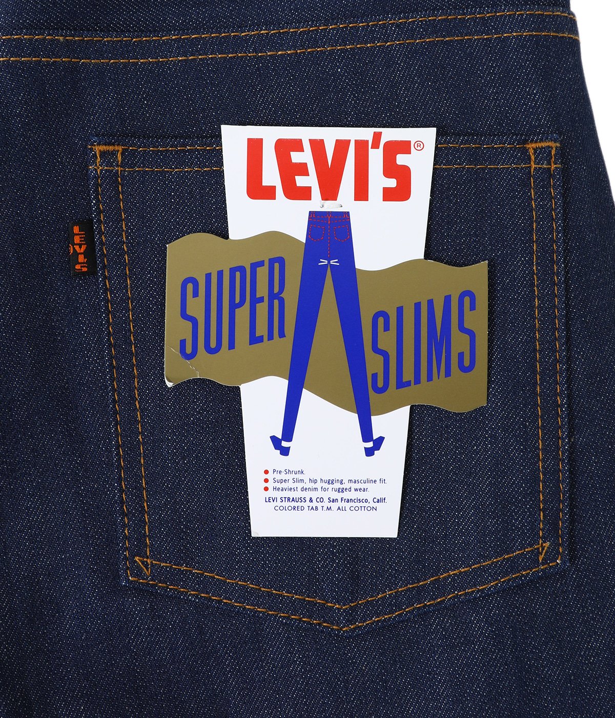 デニムジーンズlevi's  vintage clothing 606 super slim