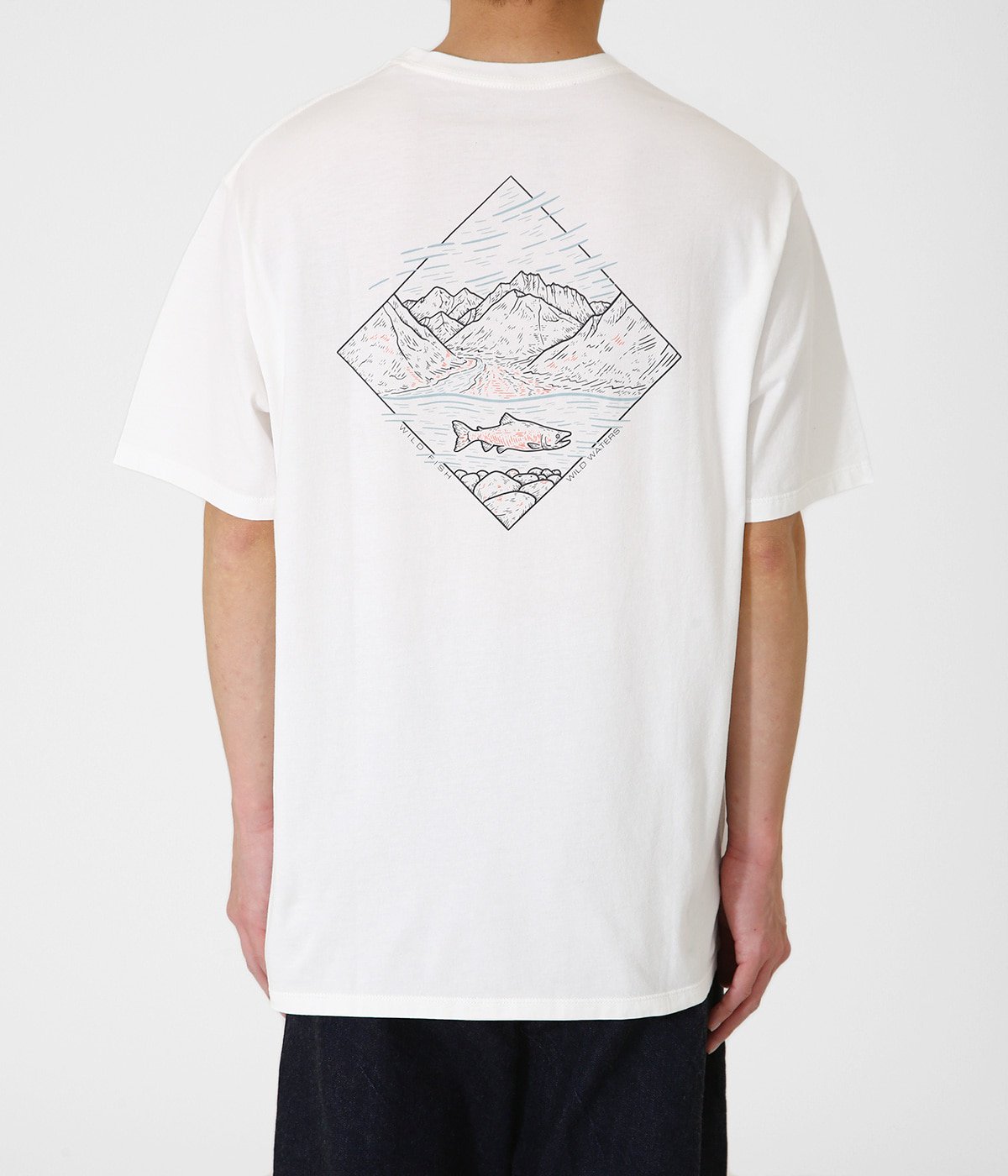 M's Wild Home Waters Organic T-Shirts -WHRI-