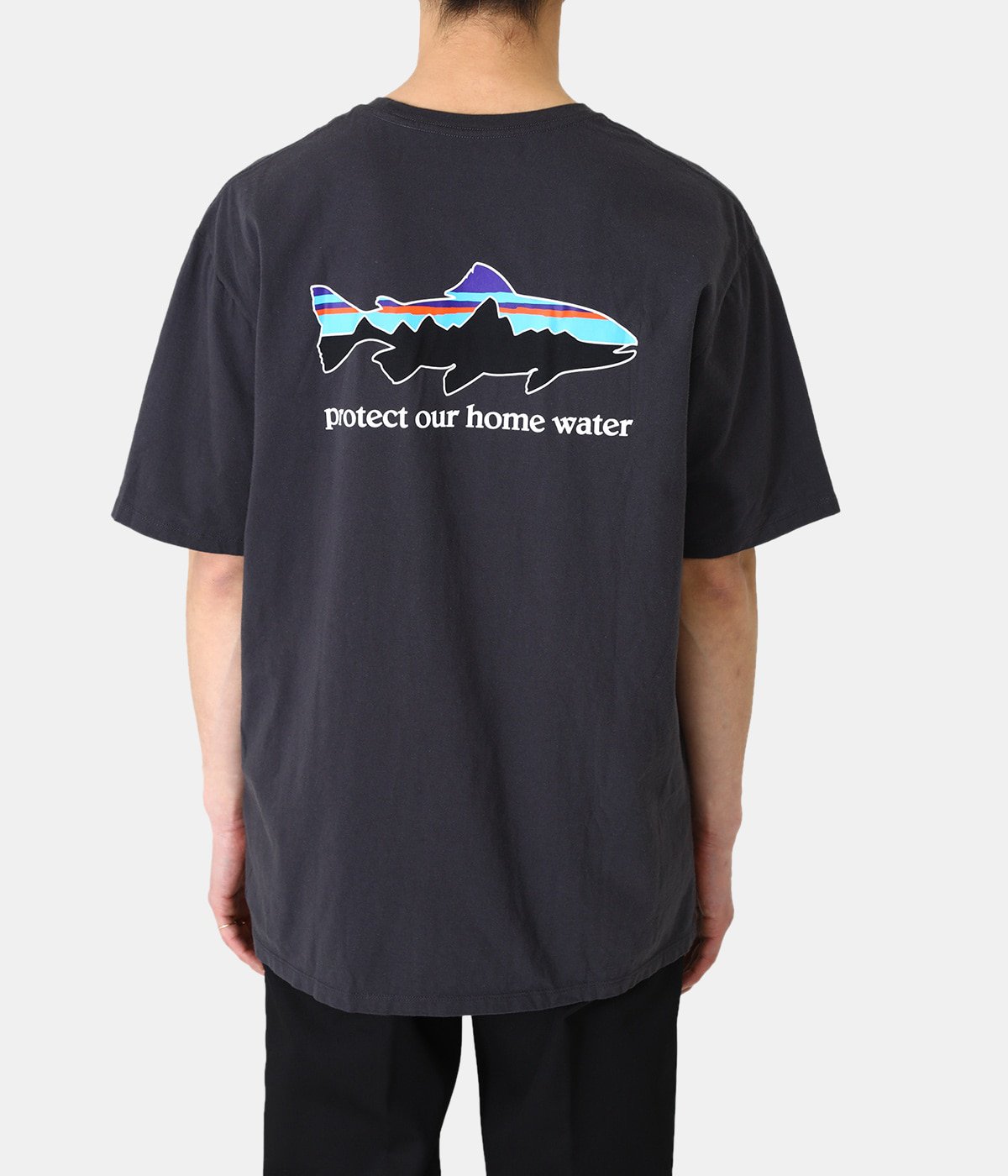 M's Home Water Trout Organic T-Shirt -WHT-