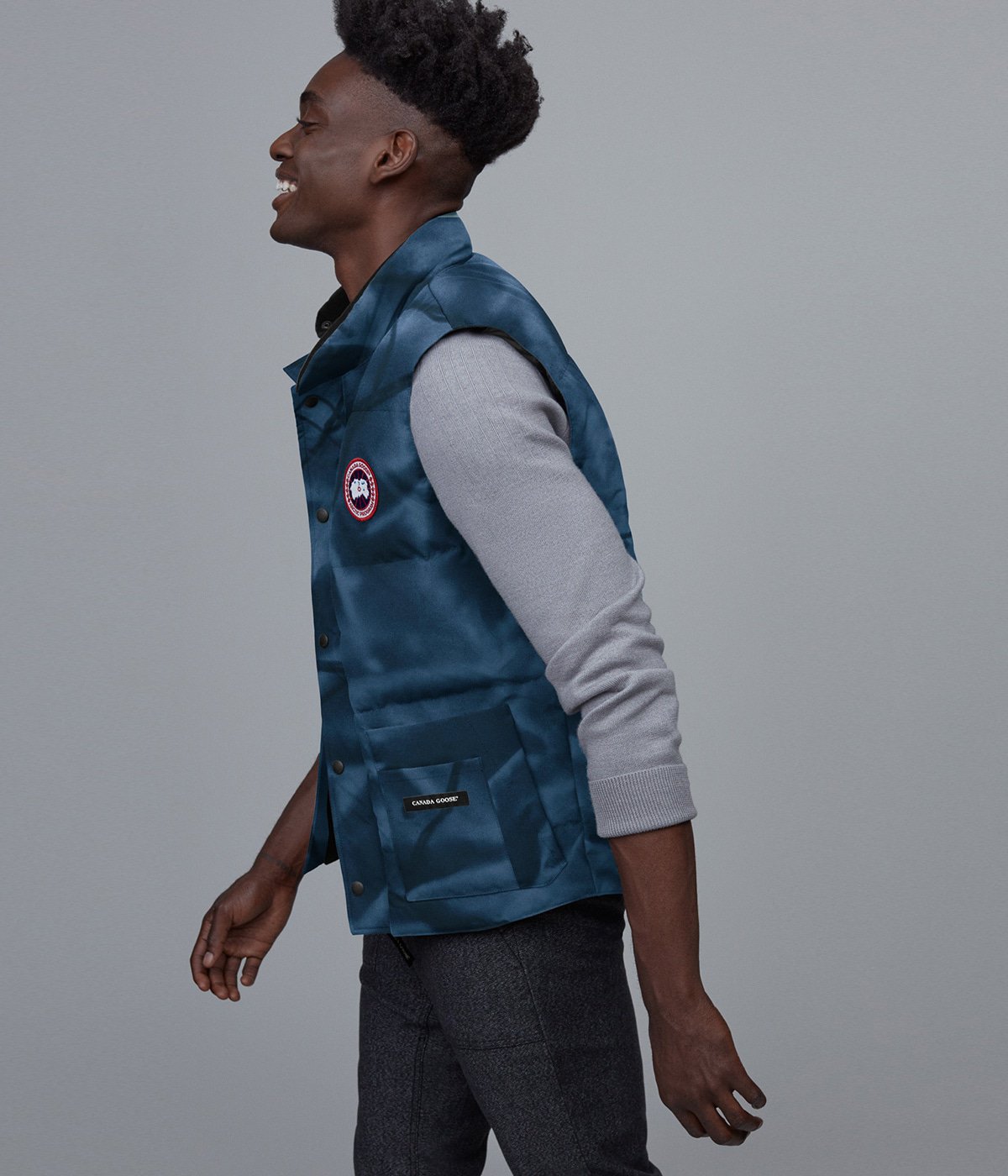 CANADA GOOSE カナダ グース XS VEST ダウンベスト ネイビー メンズ ...