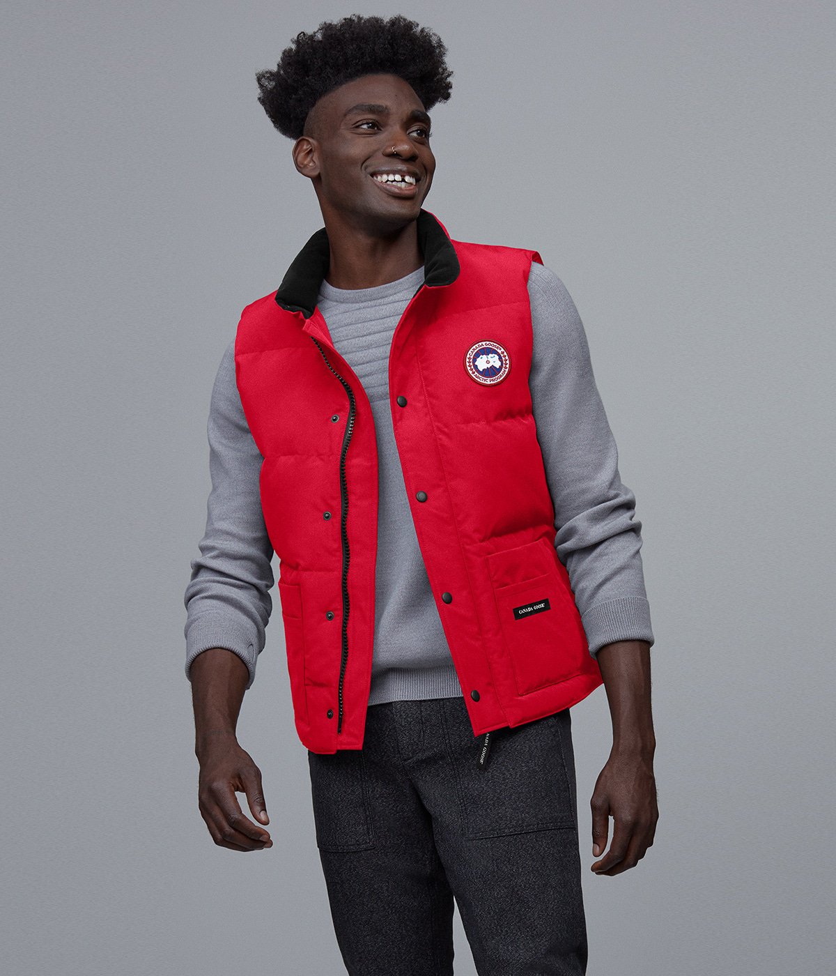 CANADA GOOSE Freestyle Crew Vest 赤 eva.gov.co