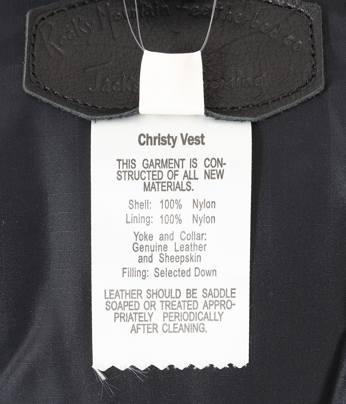 Christy Vest -BLACK / R/S BLACK-